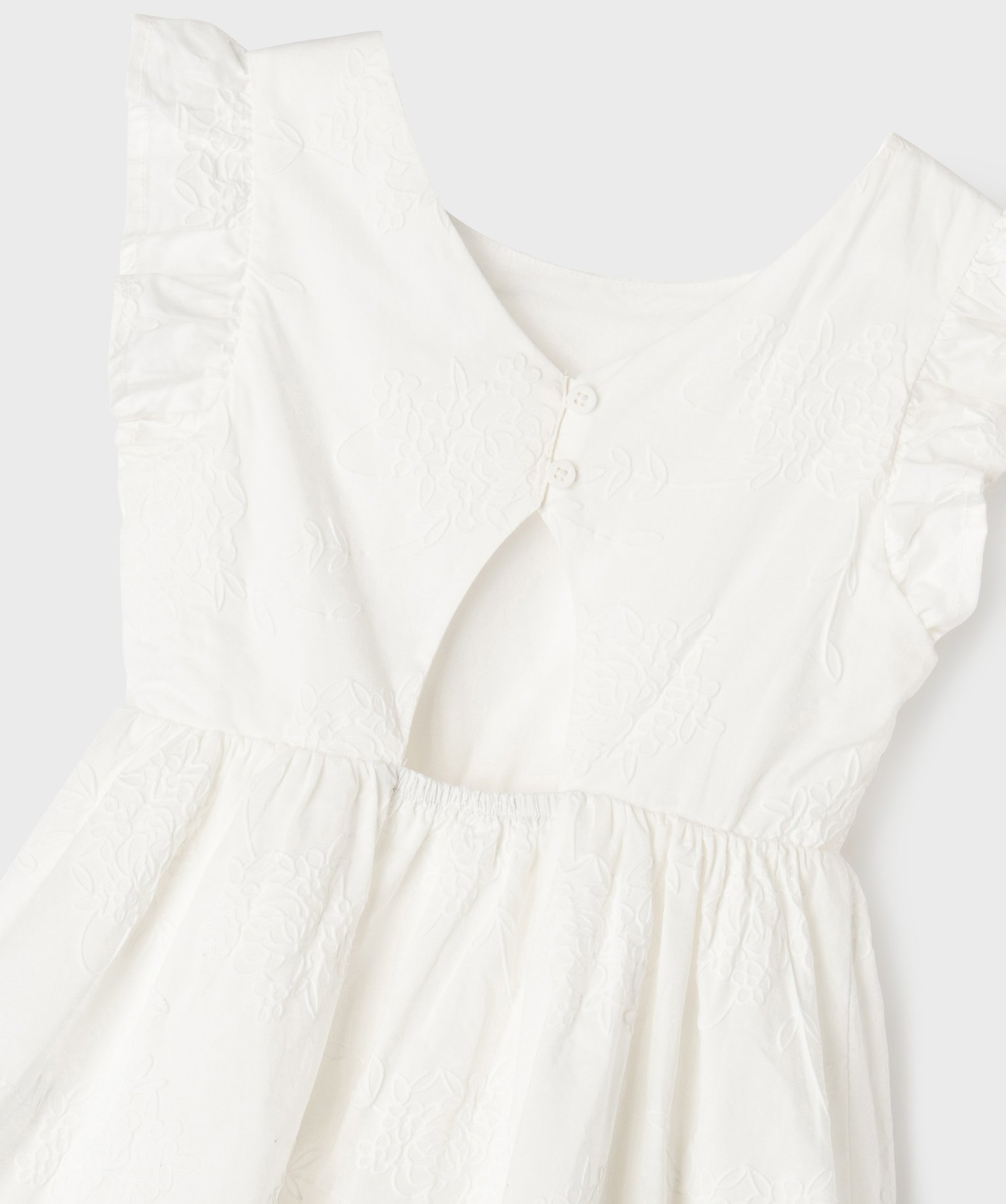 Robe De C R Monie Avec Jupon En Tulle Fille Ecru Gemo