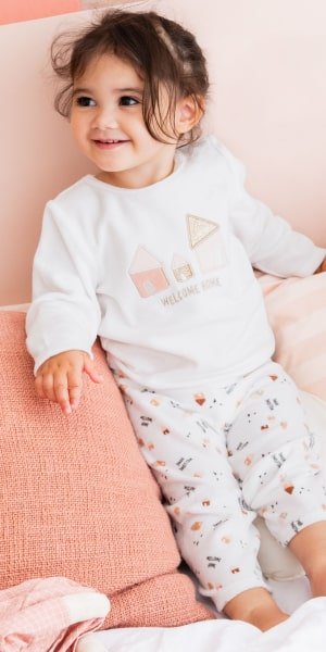 Ensemble Bébé Fille En Coton 3 Pièces Taille : 0-3 Mois Jusqu'à