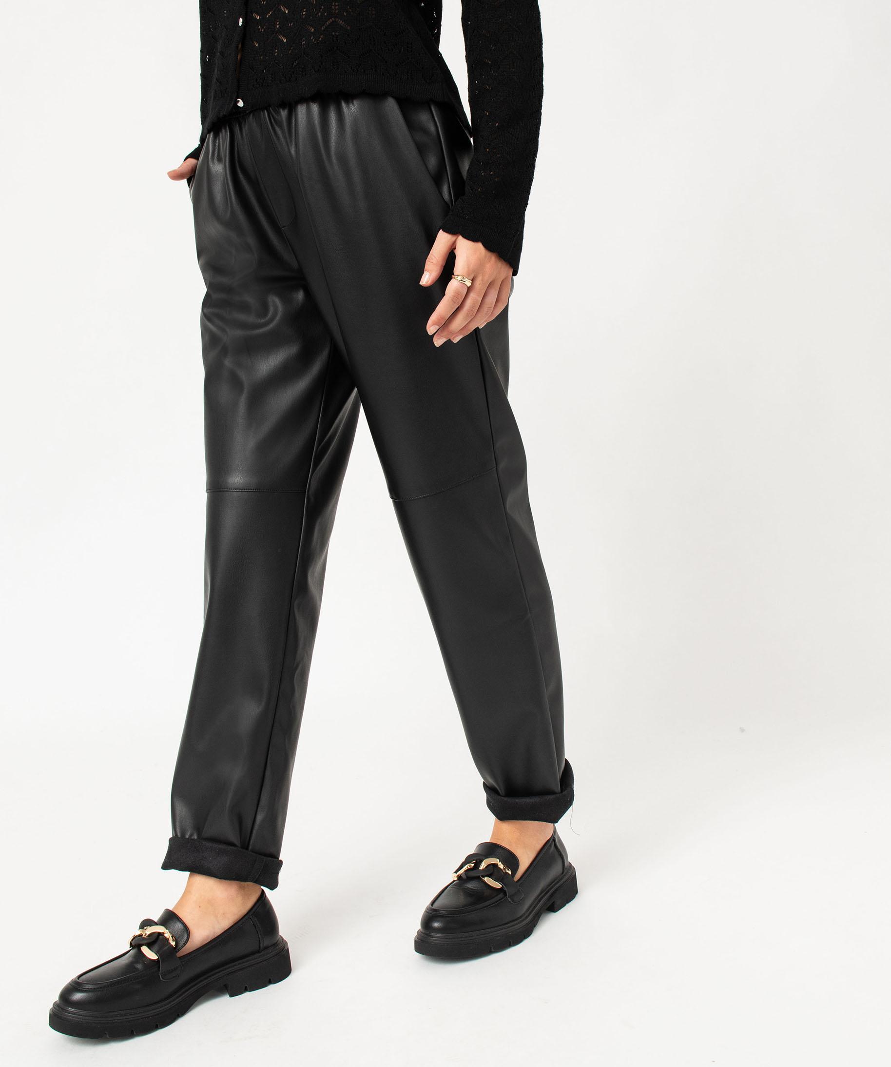 Pantalon Cargo Femme Blanc - Coupe Ample, Taille élastique, Léger Et Fluide, Idéal été, Cuisine, Détente