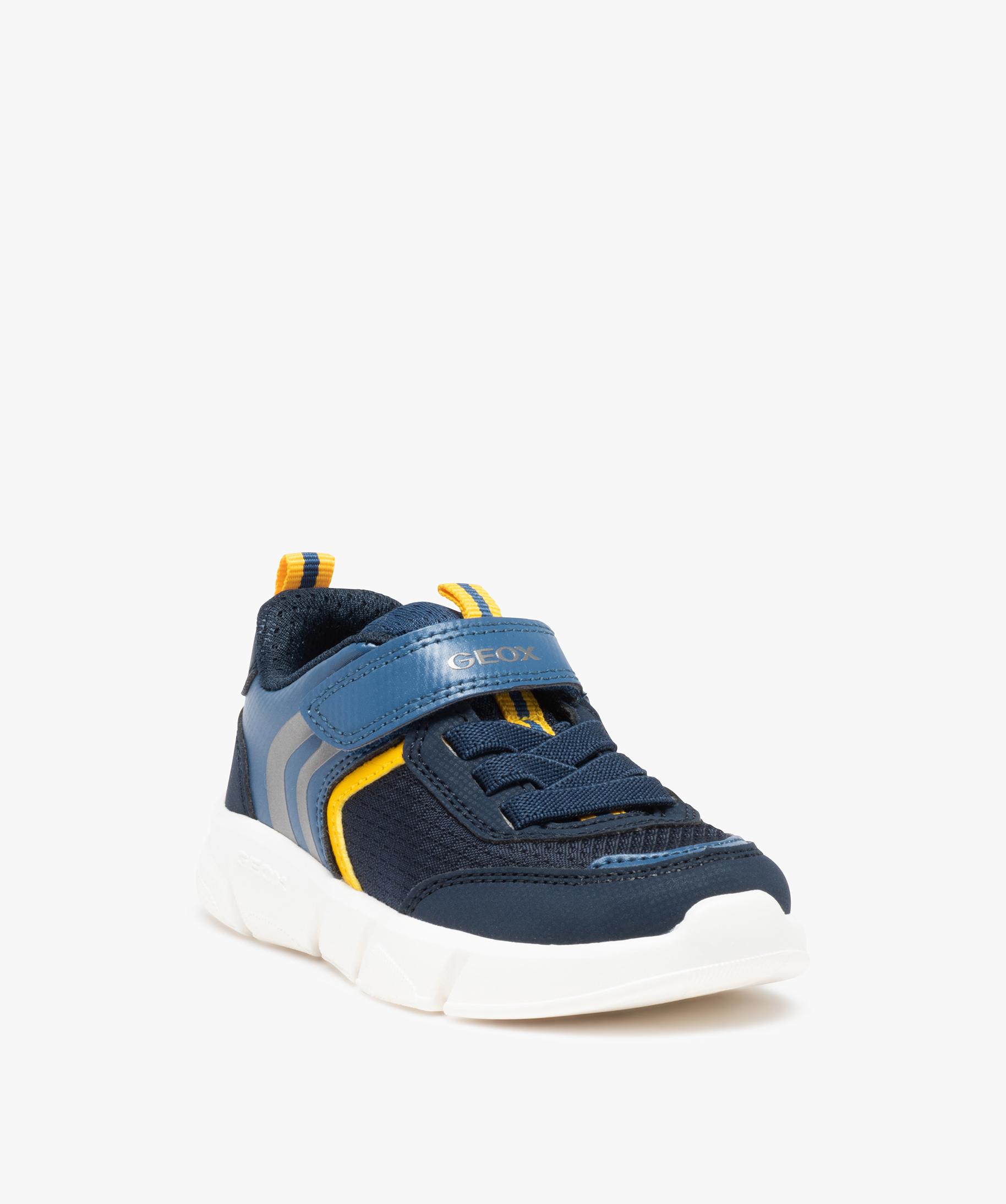 Baskets gar on style running avec d tails color s Geox marine GEMO
