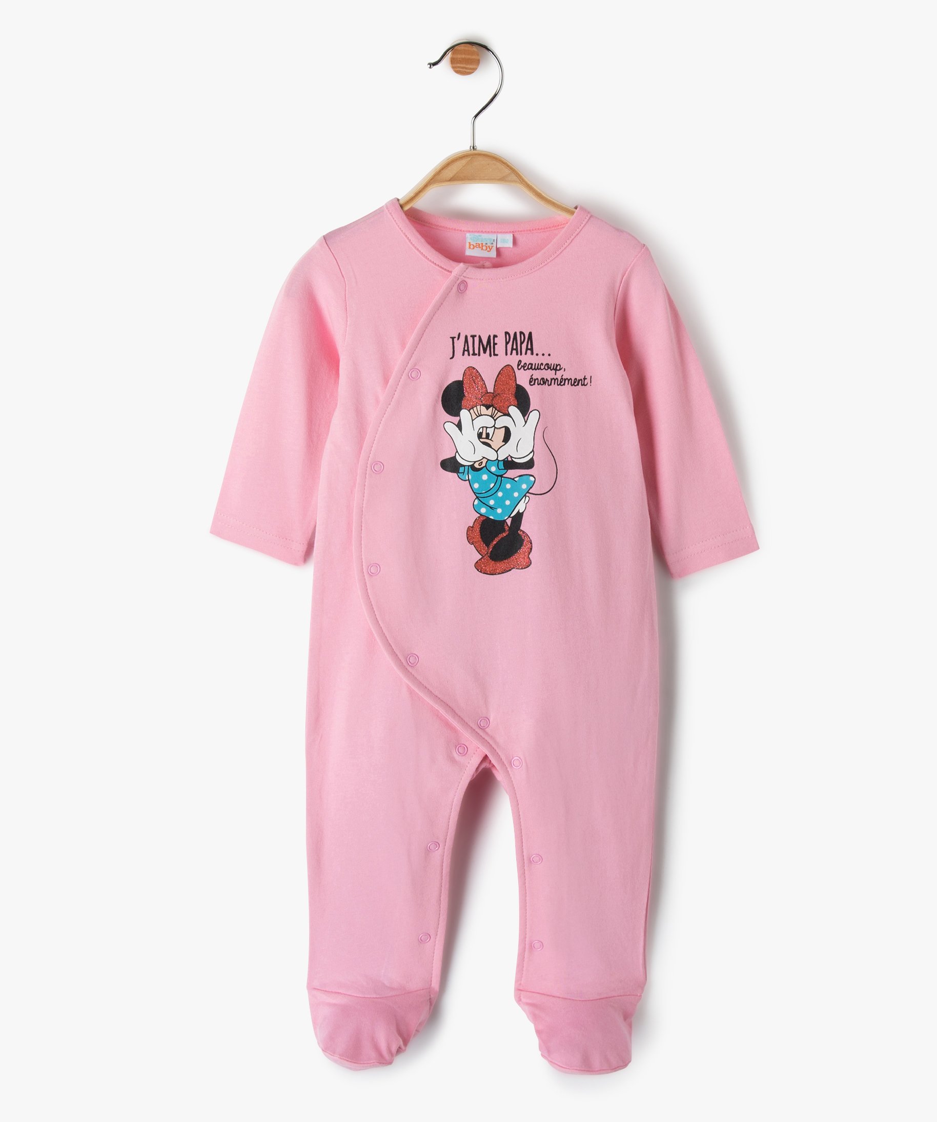 Gemo Vêtements Sous-vêtements vêtements de nuit Pyjamas Pyjama dors-bien bébé avec motif Minnie Disney 