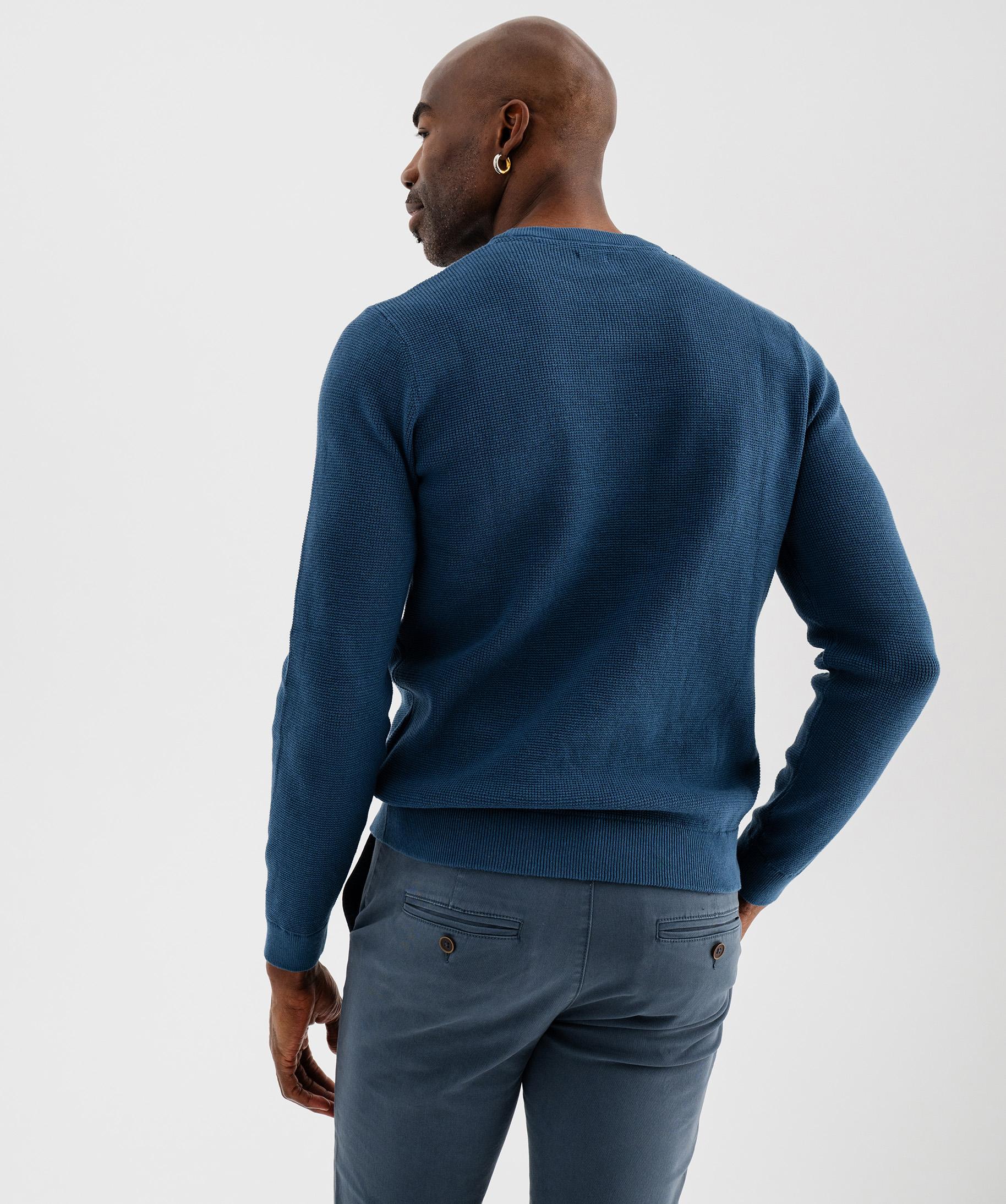Pull Homme Marks And Spencer – Col Bleu – Coton – Taille M – Bon état