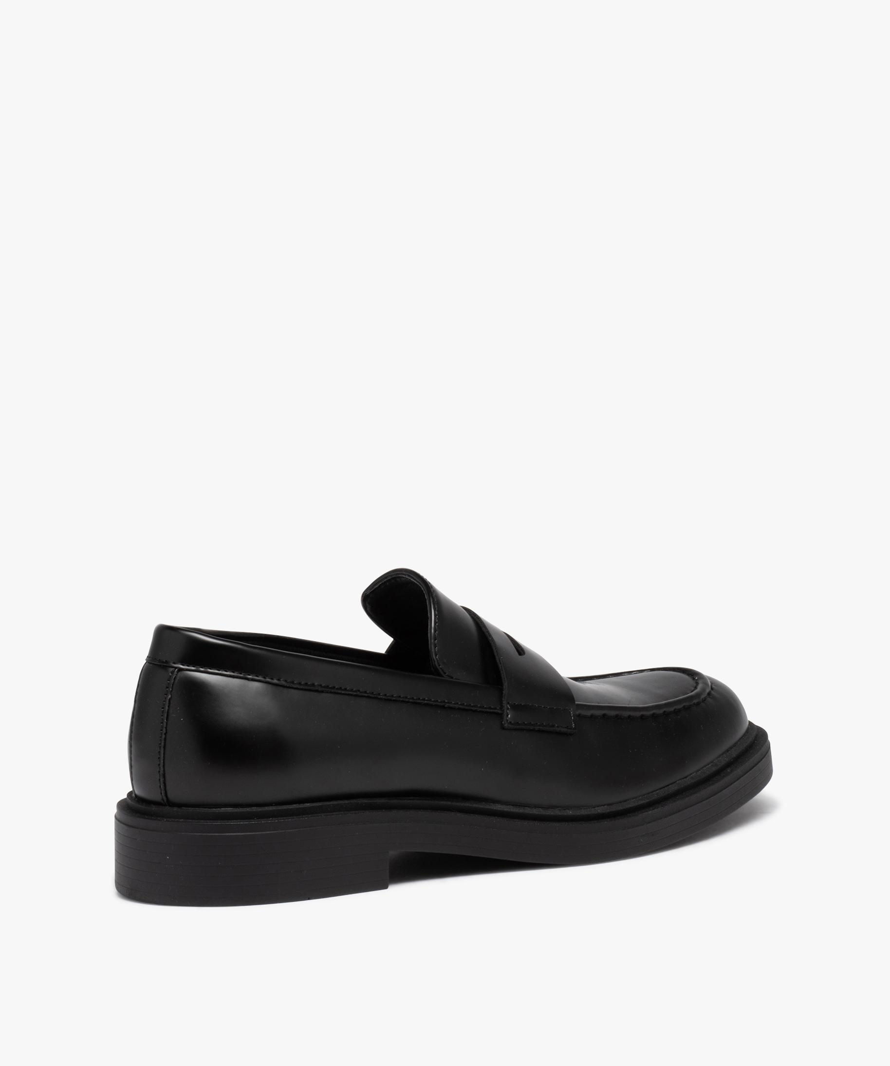 Mocassin classique avec paisse semelle homme noir GEMO