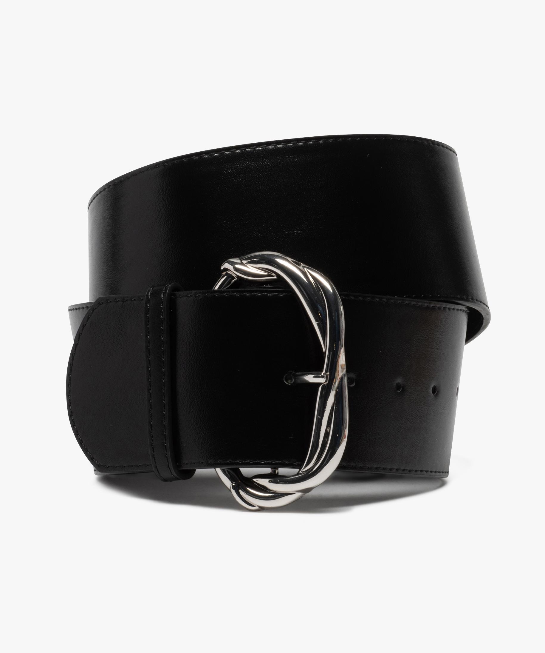 Ceinture femme large avec grosse boucle fantaisie