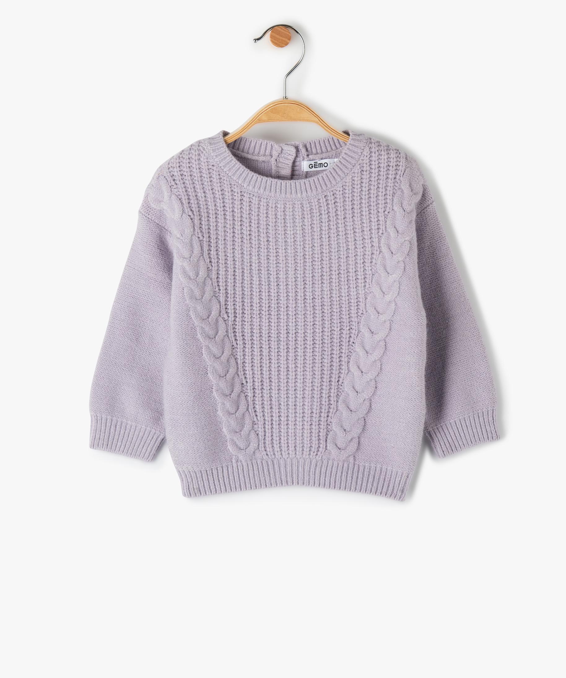 Pull Bébé Fille Little Sassy En Crochet Ivoire - Taille 12M, 18M, 24M - 85% Coton, 15% Polyester - Neuf Avec Étiquettes