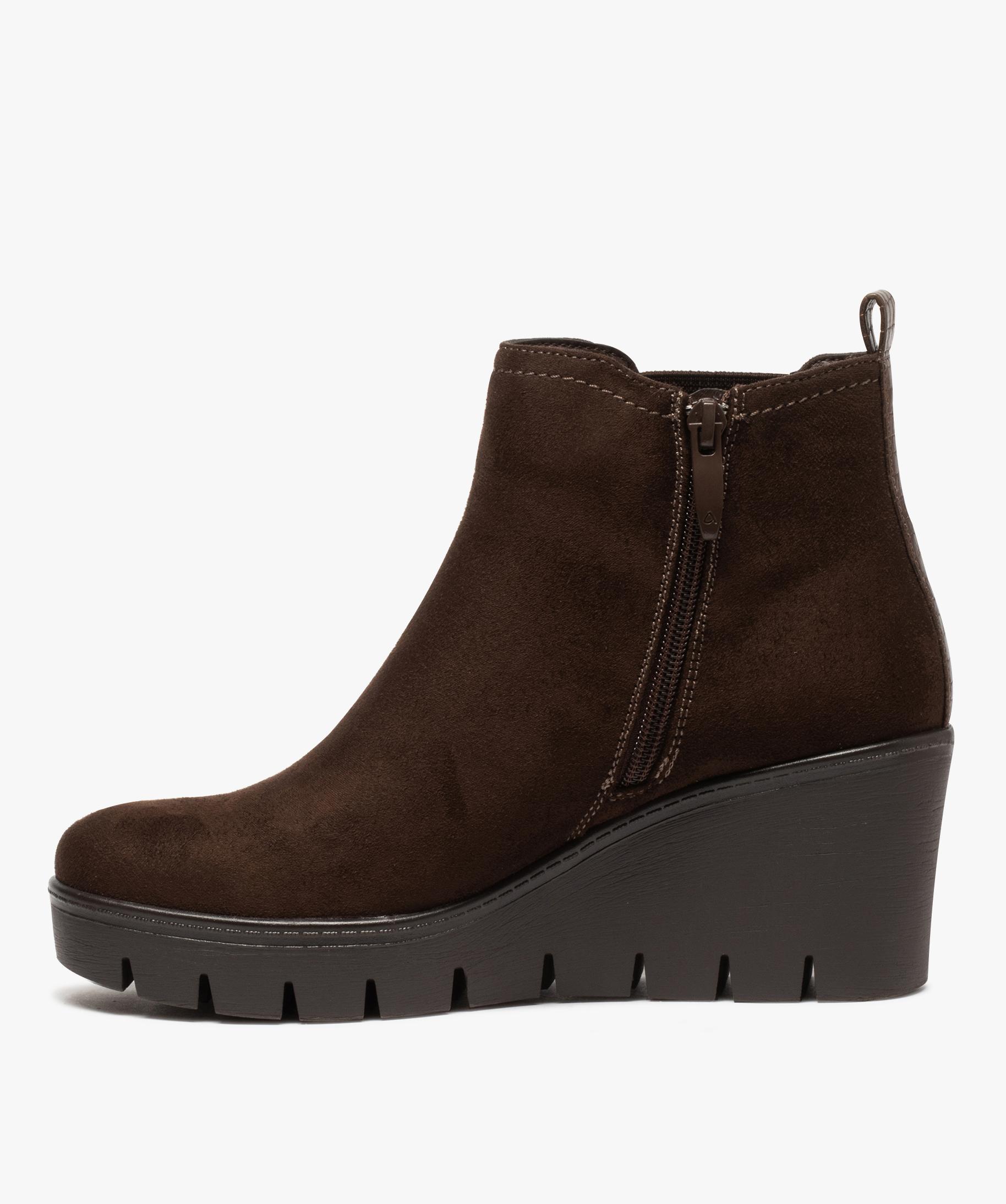 Boots a talon compensé best sale