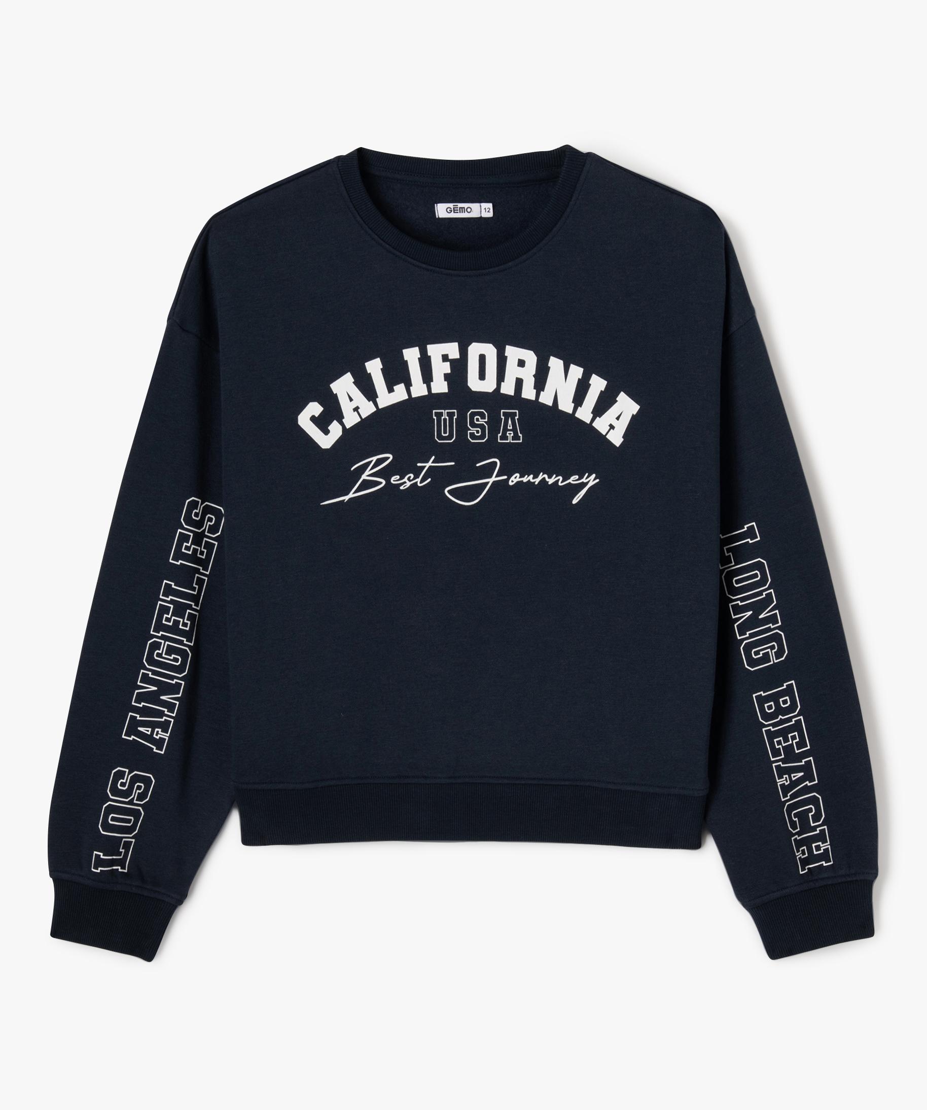 Sweat Zip Enfant Compagnie De Californie - Bleu Marine, Décontracté, Coton Qualité Supérieure, Taille 14 Ans - 6