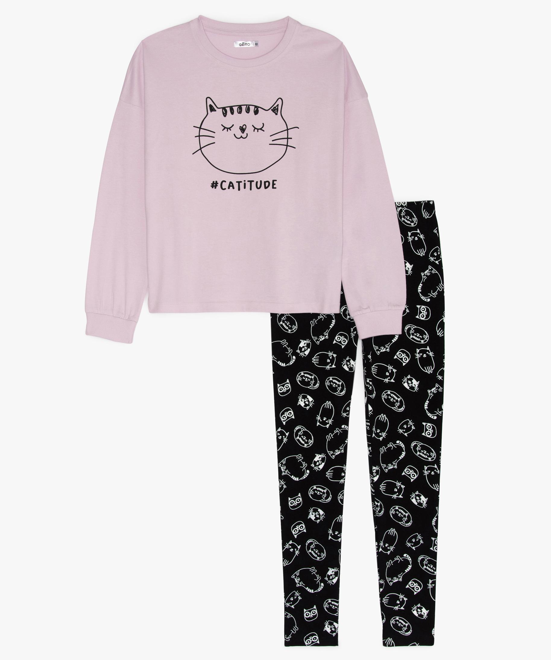 Pyjama hotsell fille chat