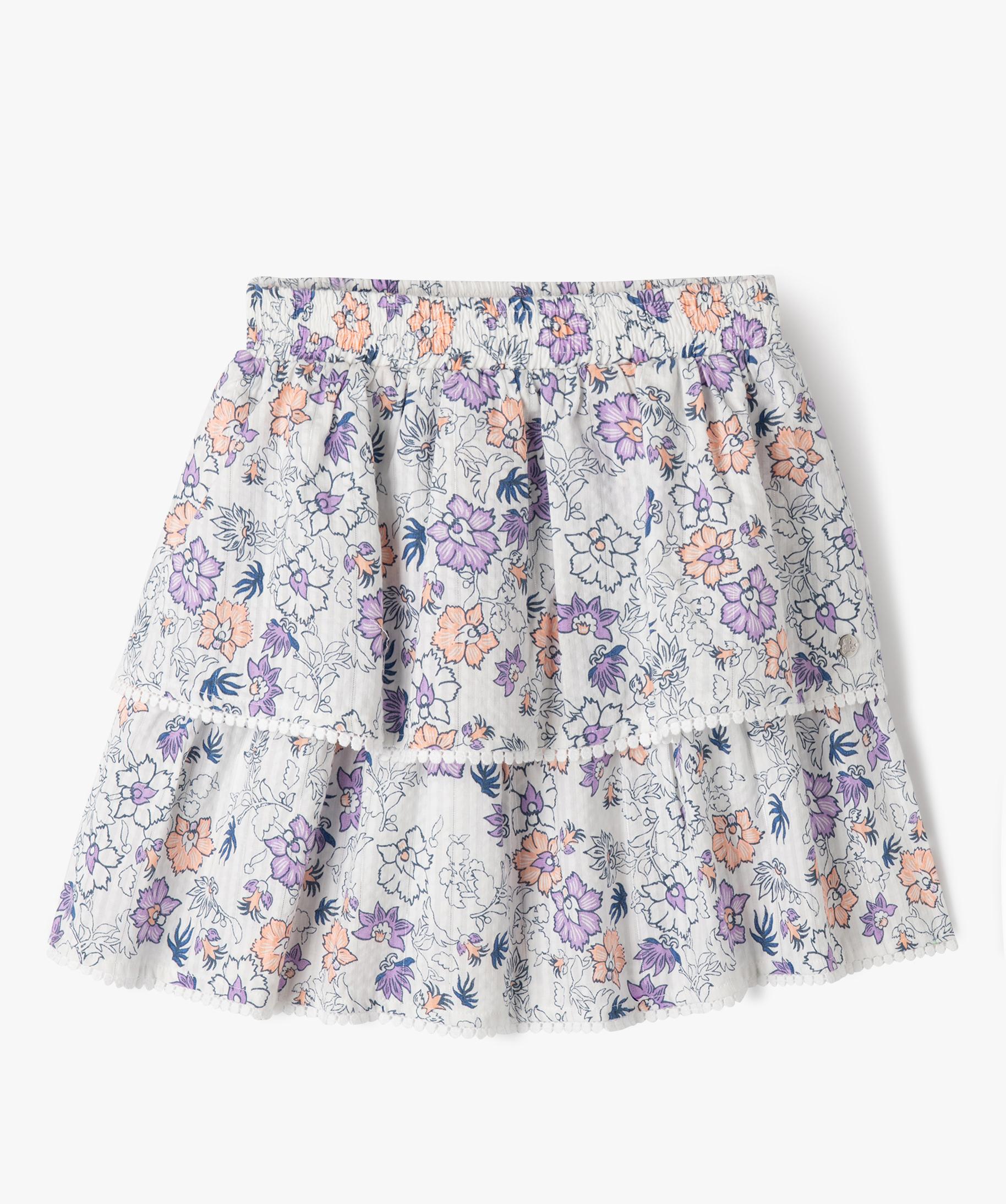 Jupe à Volants Pour Filles Jupe Superposée Écailles Scintillantes Ourlet Enveloppant Mini Jupes Vert Clair 6Y/5 Y-6 Y