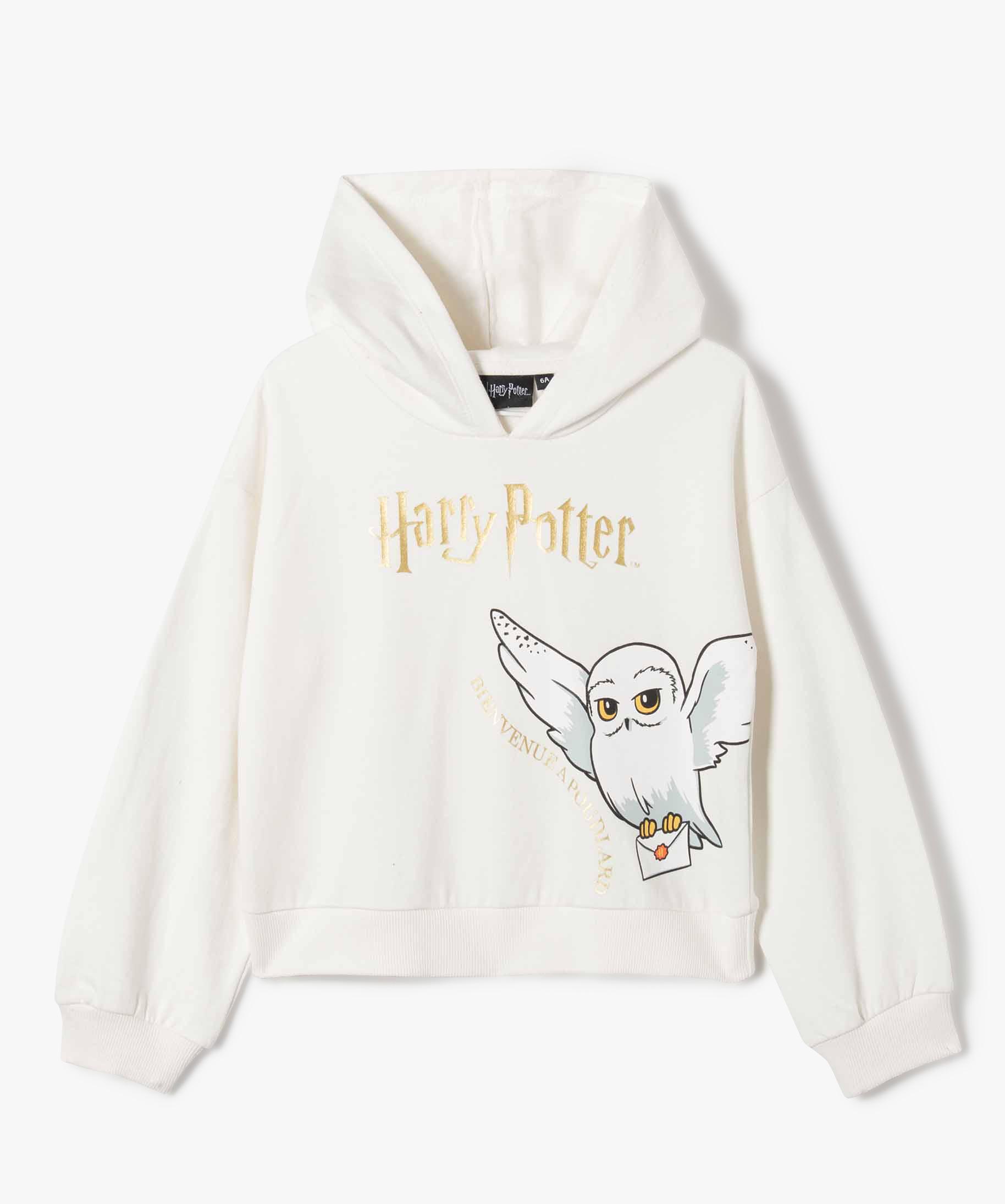 Sweat Capuche Harry Potter Vetement Sweat Fille Court à Capuche