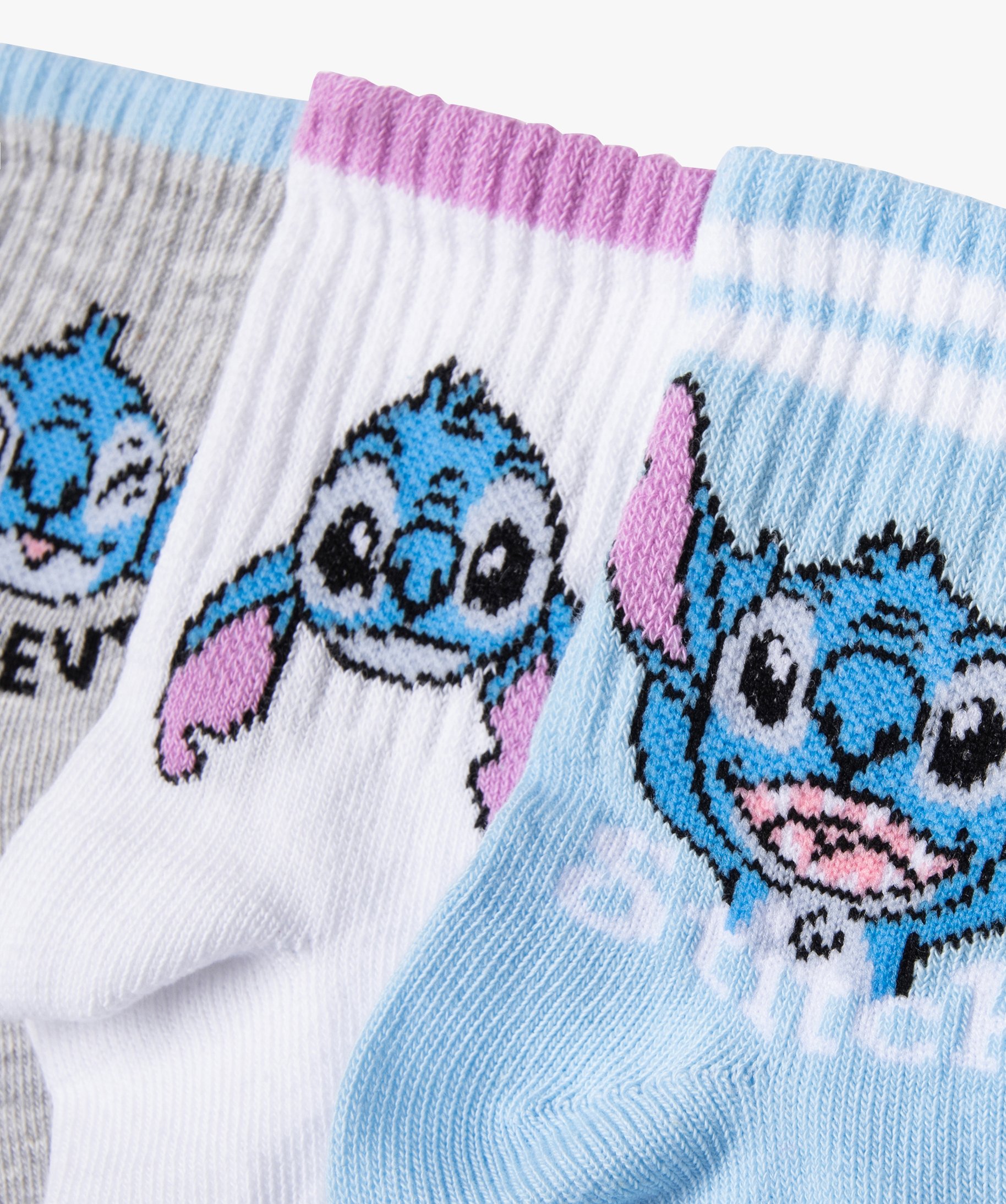Disney - Lilo et Stitch - Lot de 3 paires de chaussettes