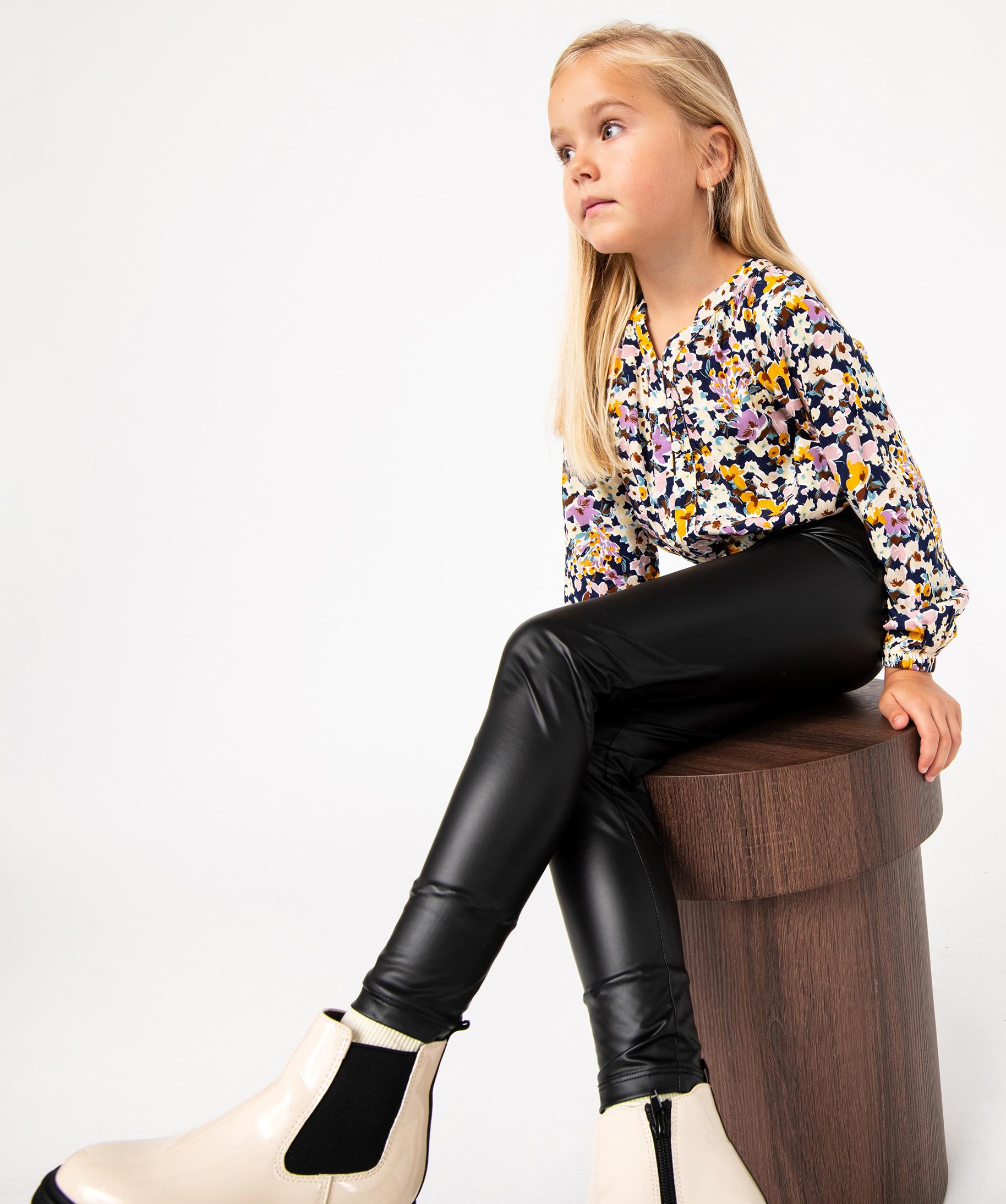 Elastique Legging Legging Cuir Enfant Legging Long En Matière