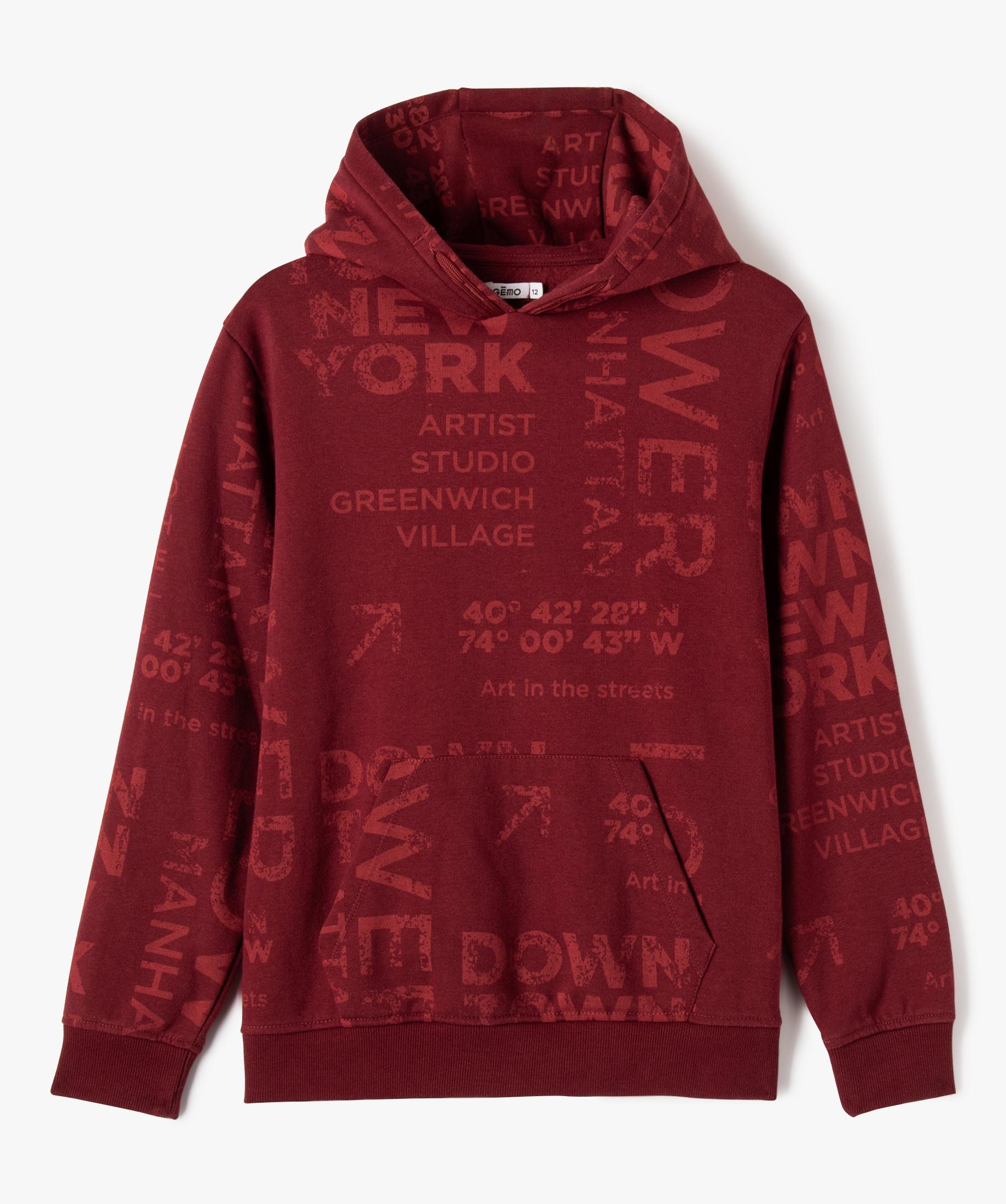 Sweat GAP Rouge Brique - Taille T XL - 100% Coton Molletonné - Occasion En Très Bon état - Homme/Ado