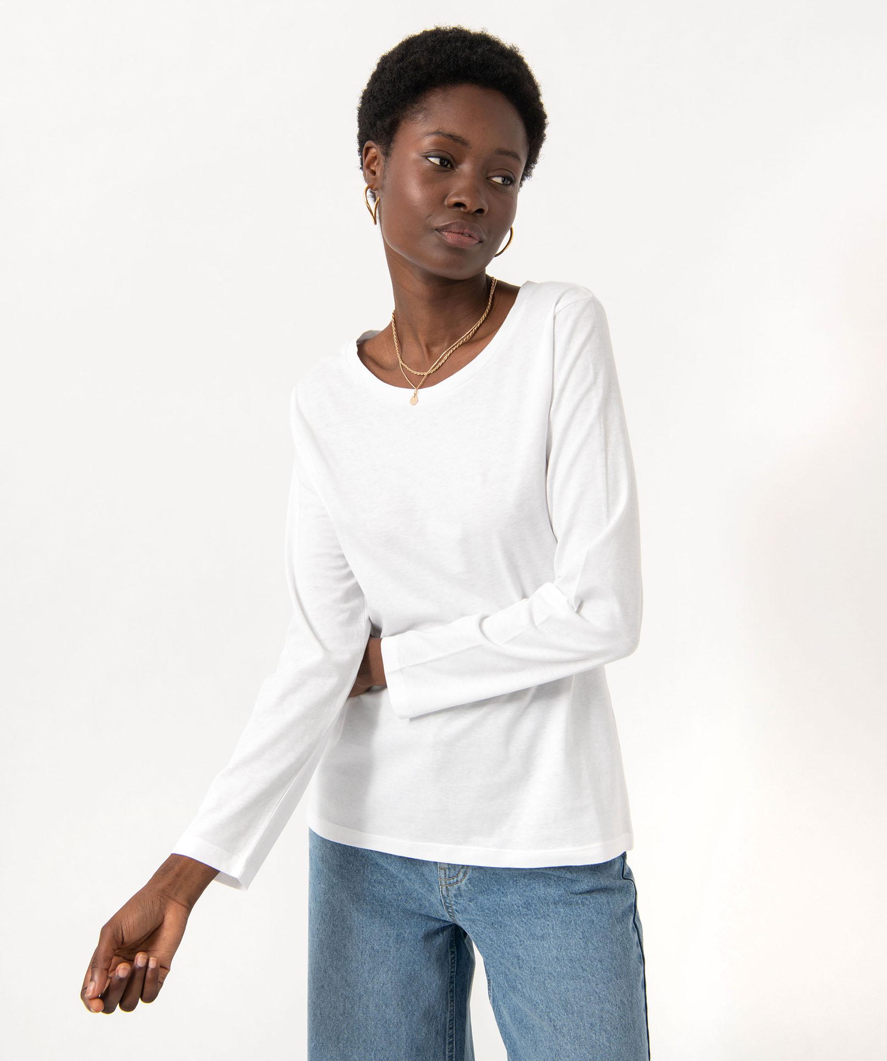 Grande Taille T Shirt Femme Bon Prix Tee-shirt à Manches Longues