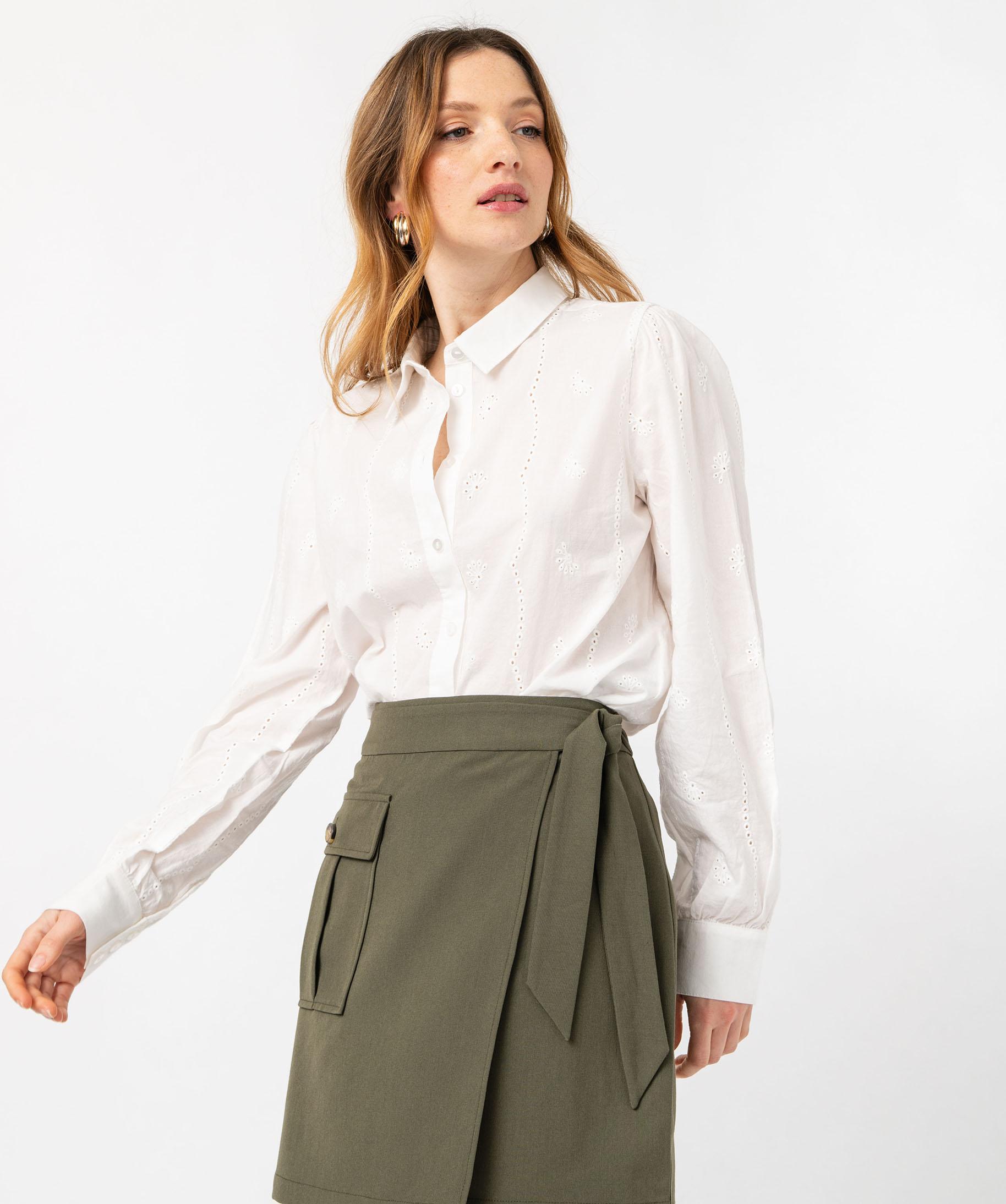 Chemise Ariat Pro Series Fille Blanche Manches Courtes - Taille XL/14