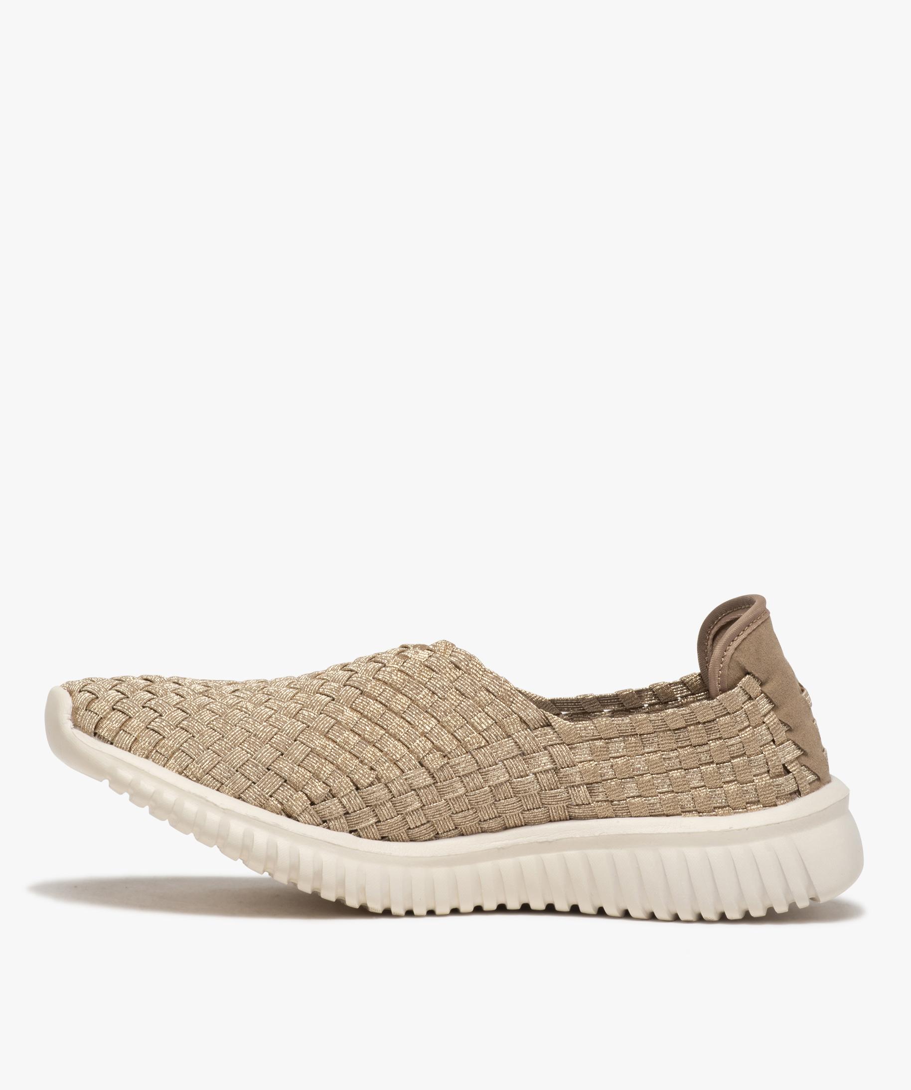 Basket online tressée femme