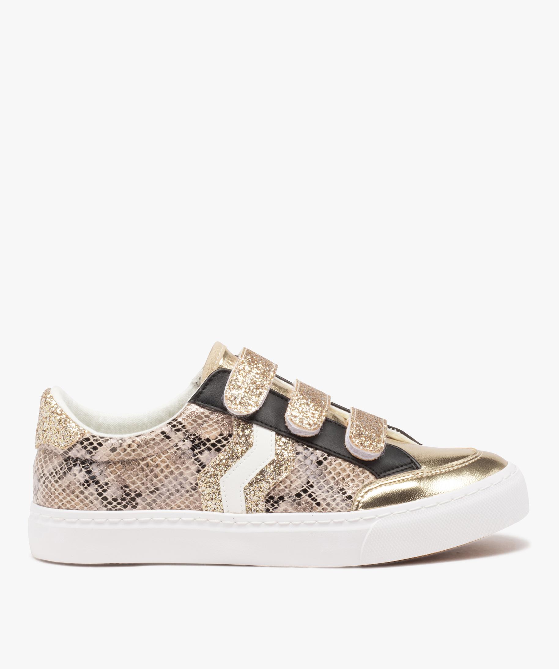 basket scratch paillette femme