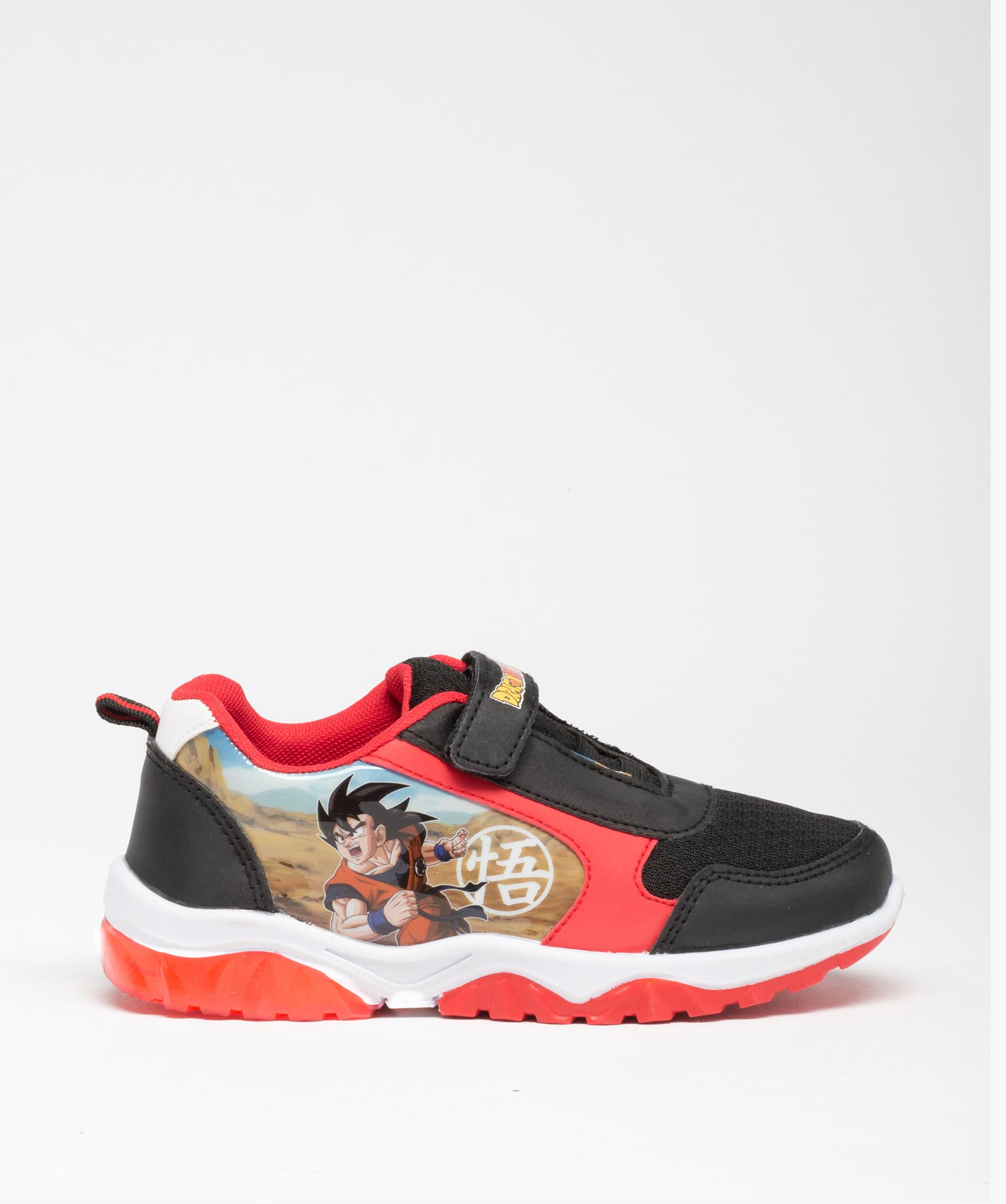 Baskets garcon a semelle lumineuse Dragon Ball Z noir GEMO