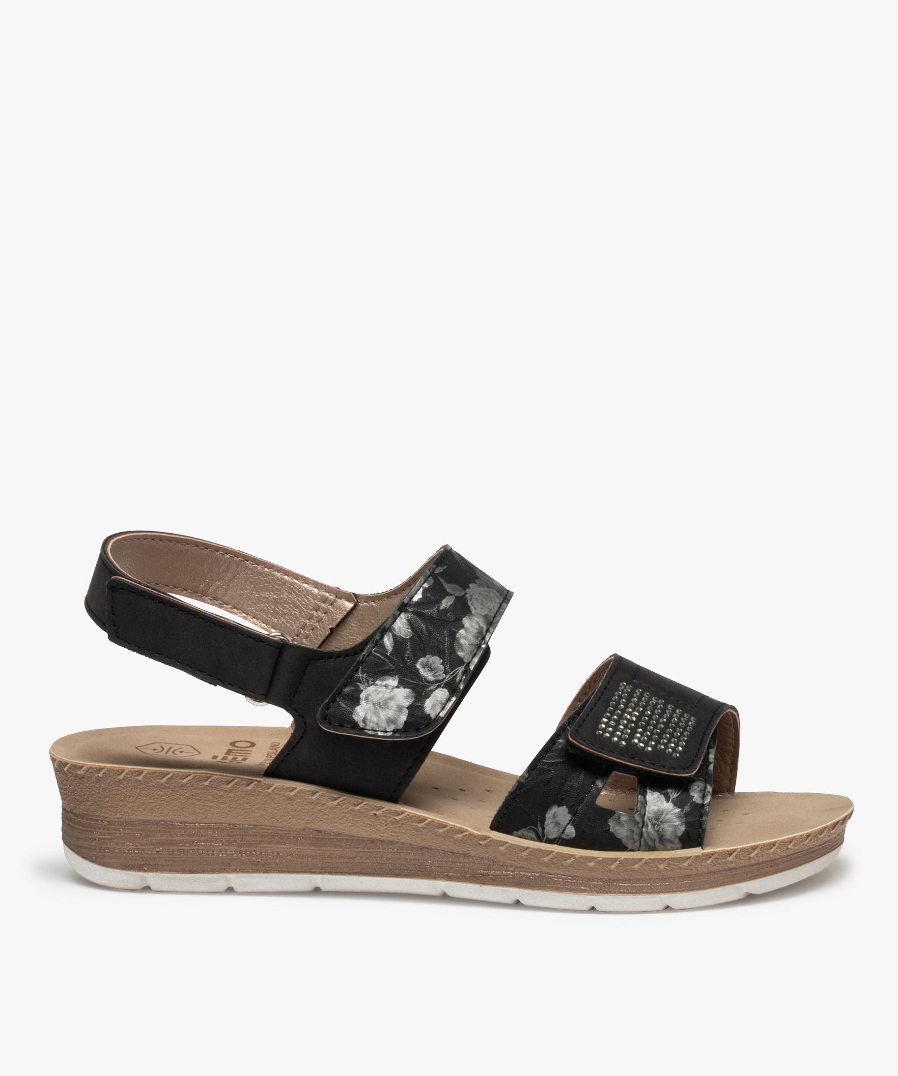 Sandales noires femme confort sales