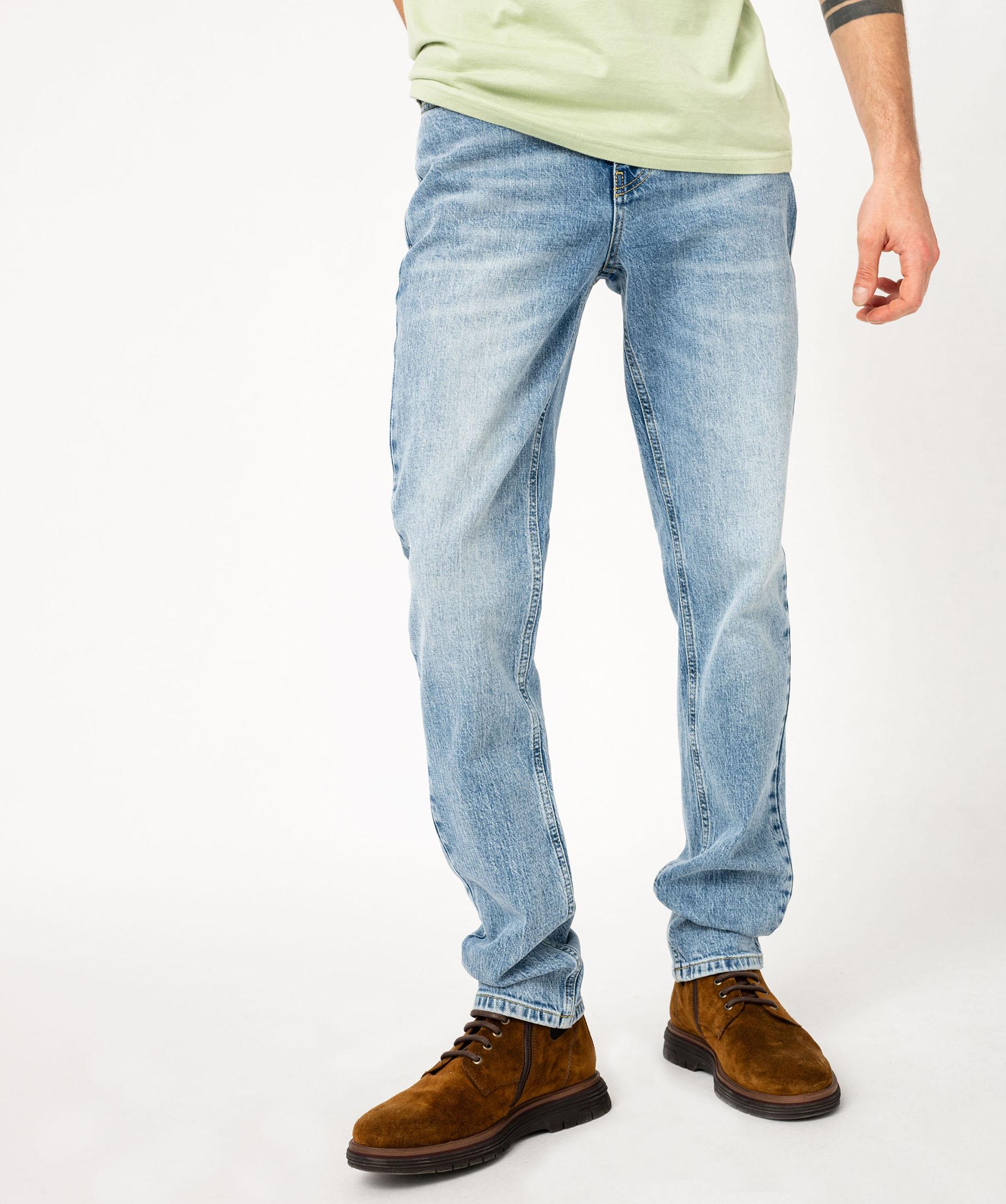 Jean Homme Enzo BNWT Bleu Délavé - Coupe Droite Toutes Tailles 38-58
