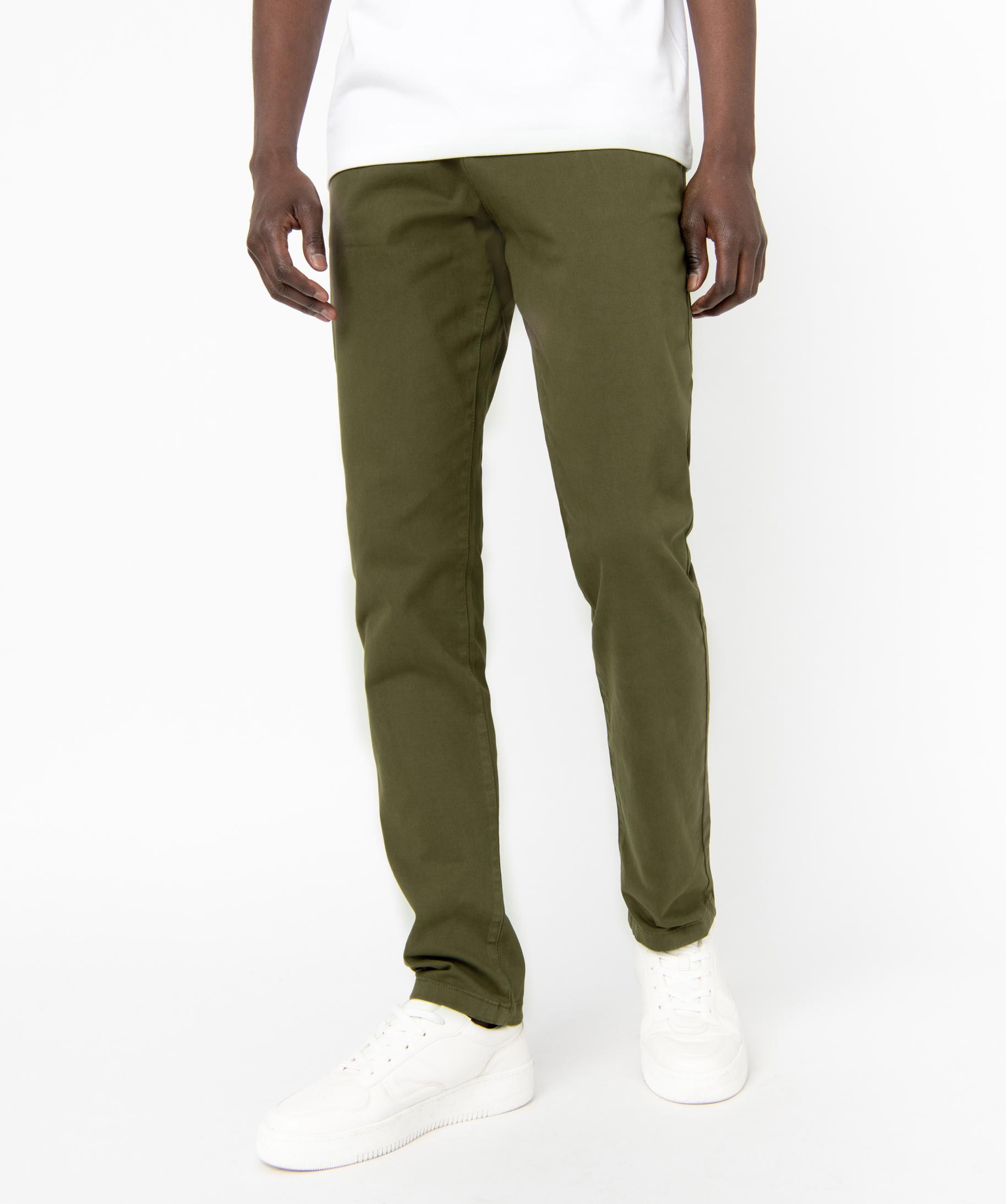 Lars Amadeus Pantalon en velours côtelé pour homme Coupe décontractée