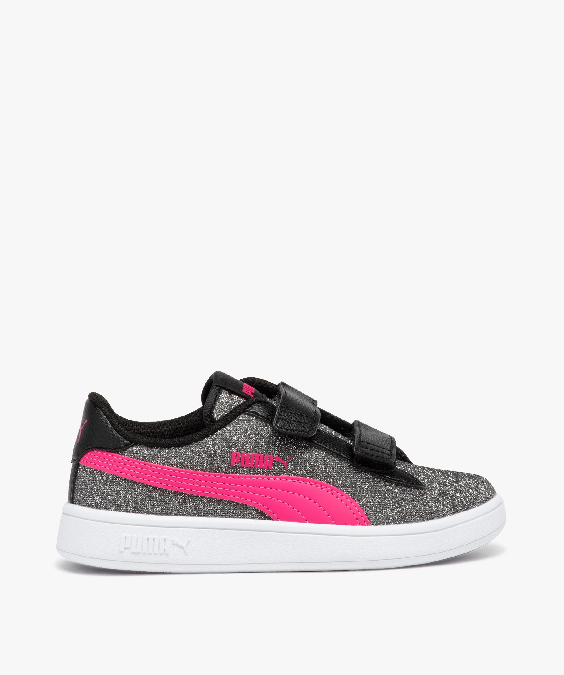 Baskets fille a paillettes et a scratch Puma