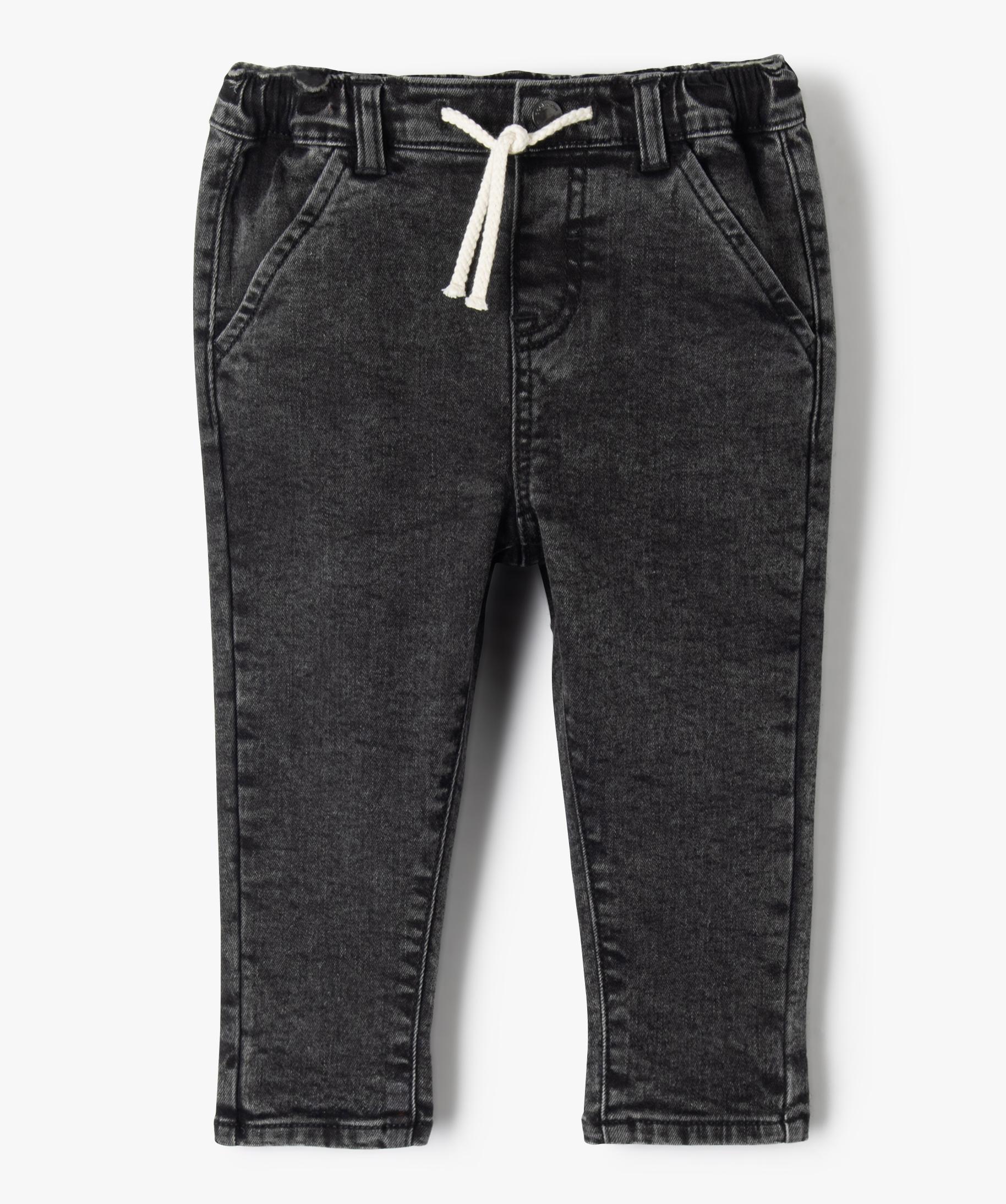 Jean Bébé Garçon NEXT Gris Bleu Skinny Taille 6-9 Mois - Occasion Très Bon État