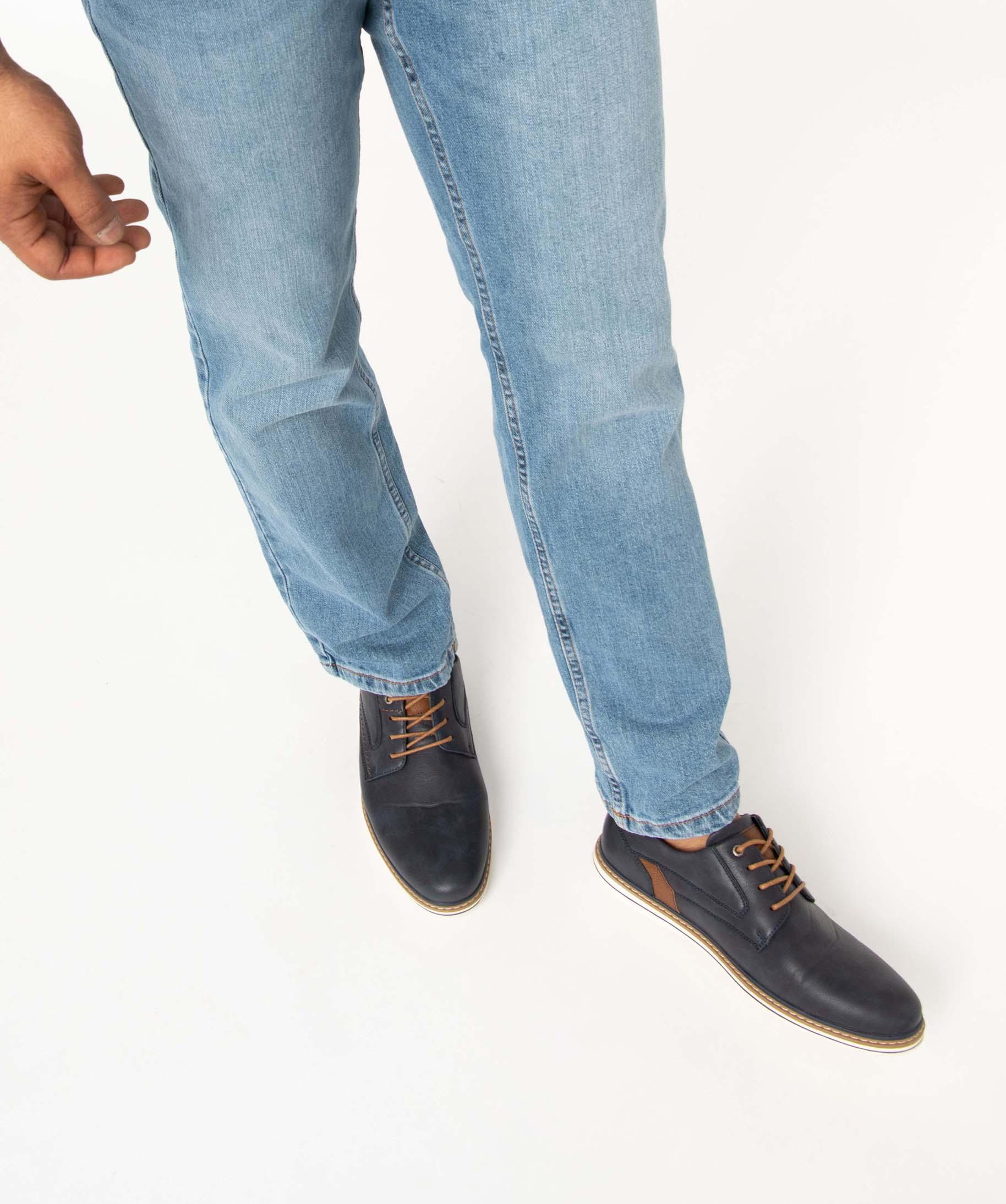 Derbies homme style casual a semelle contrastee