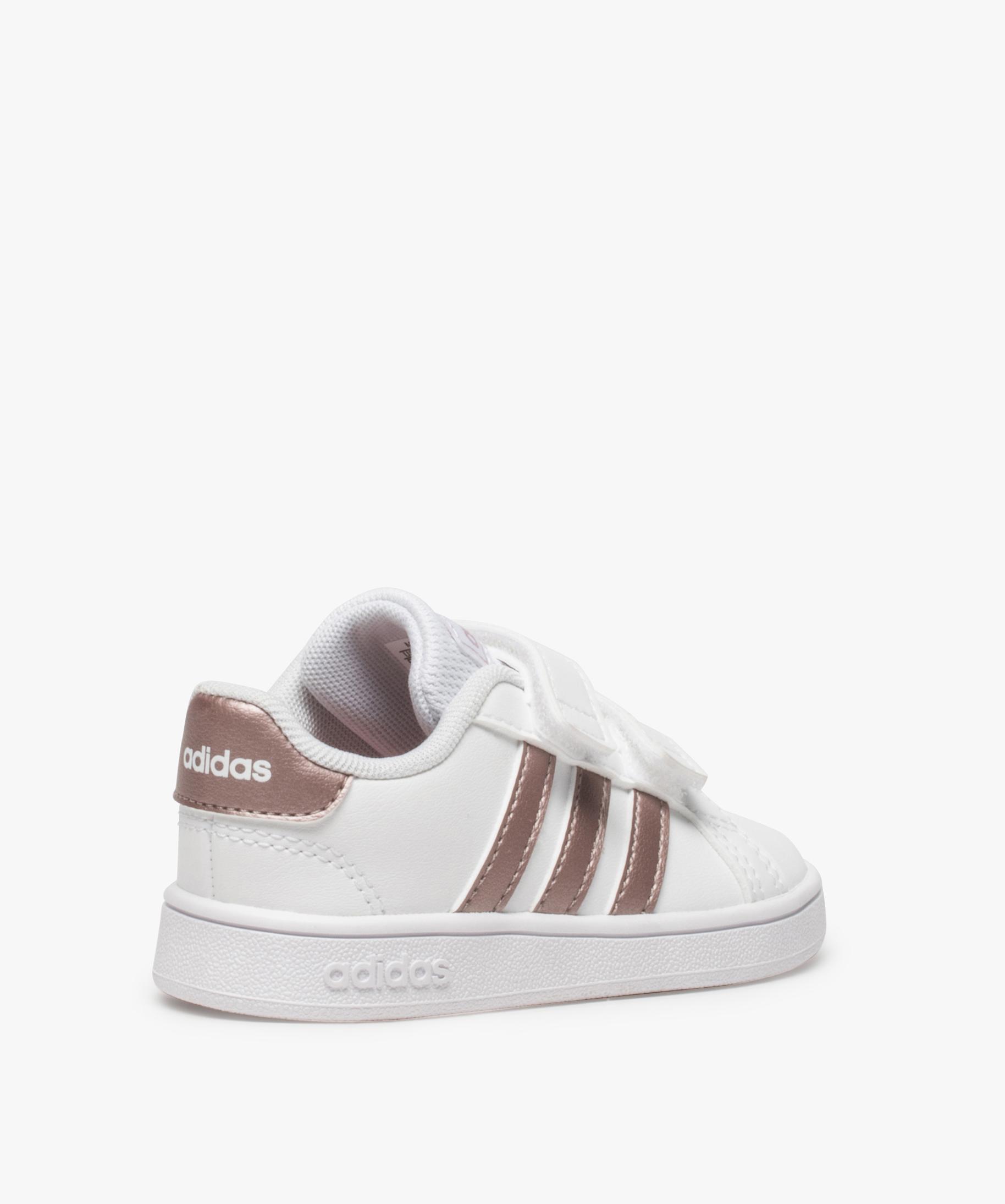 Baskets bebe fille a scratch Grand Court Adidas