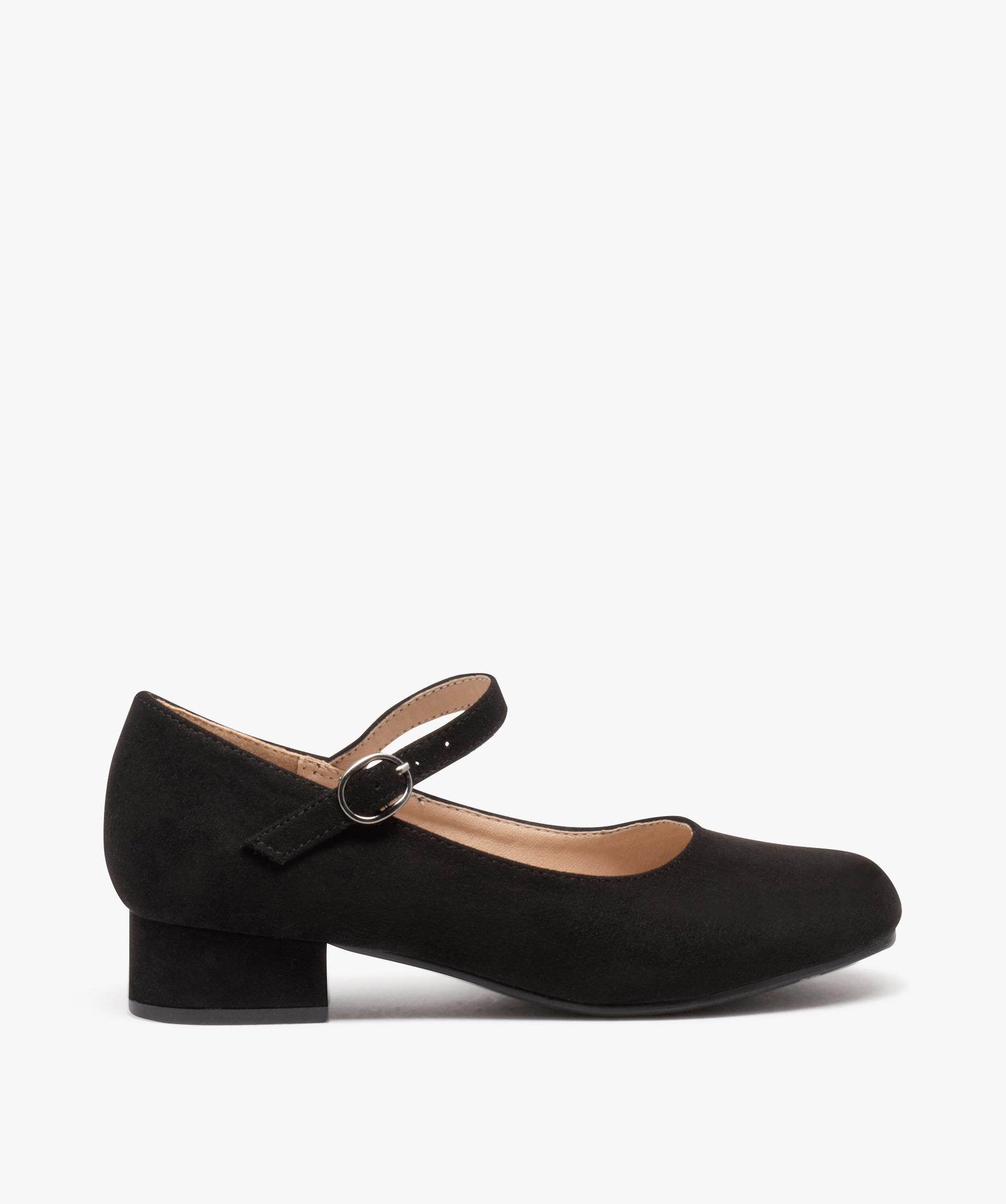 Ballerines Mary Janes Femme ANUFER - Bout Carré, Sangle à Boucle Réglable, Semelle Antidérapante - Taille UK2.5 à UK8