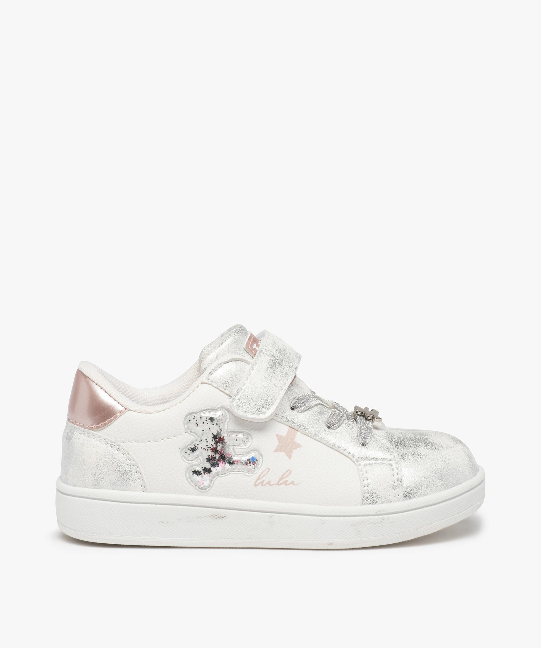 Baskets fille girly avec details metallises LuluCastagnette