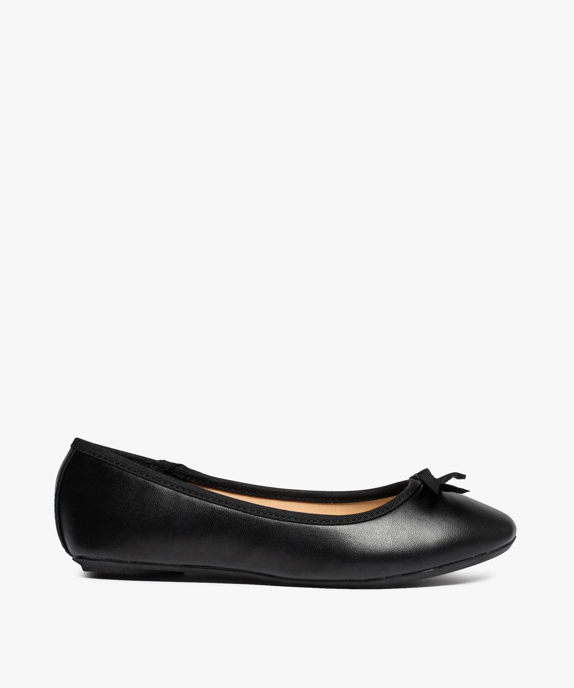 Ballerines fille unies a n ud decoratif