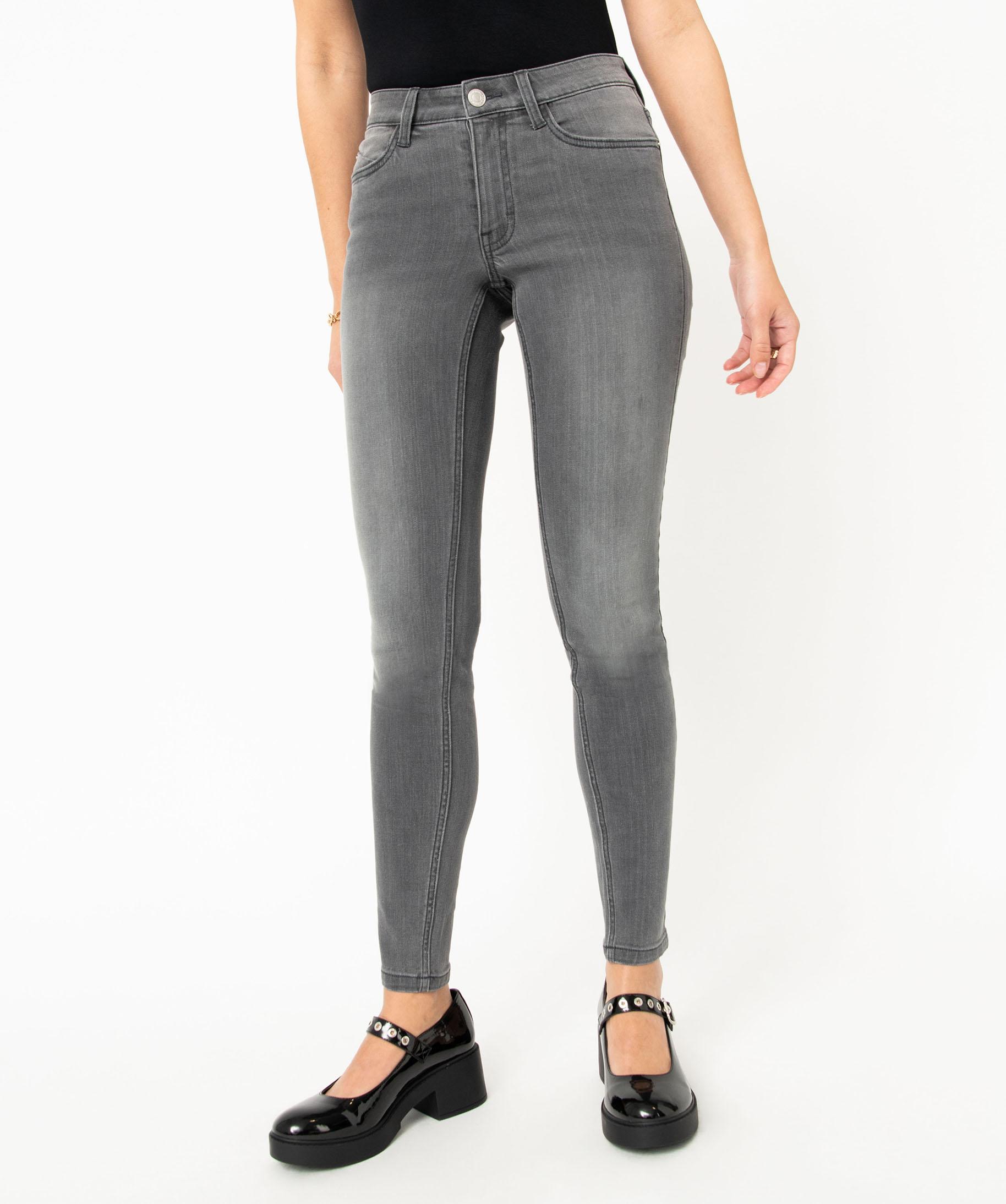 Jean Skinny Noir Délavé New Look - Taille 12, Jambe 30 - Occasion Très Bon état