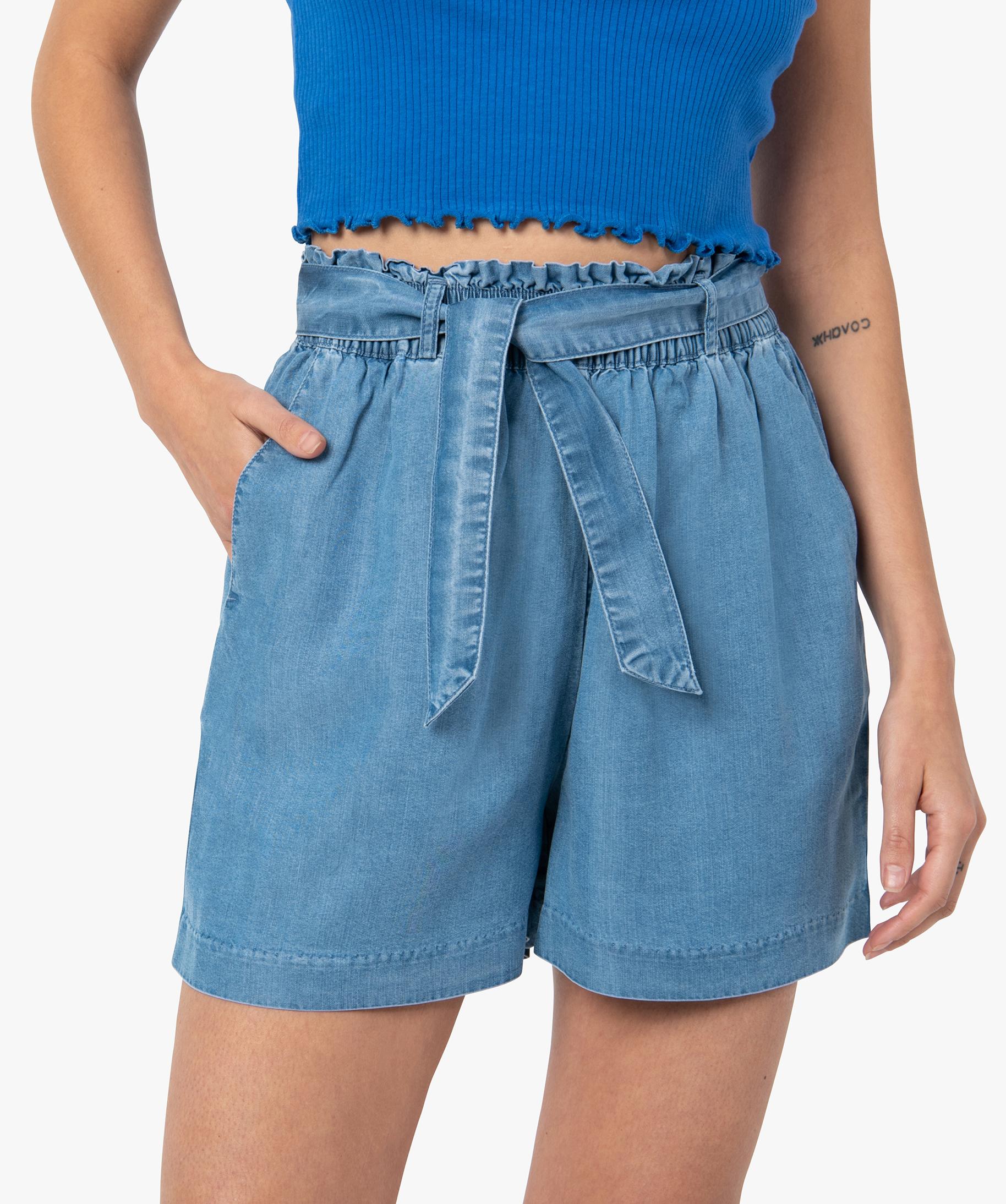 Short en outlet lyocell femme