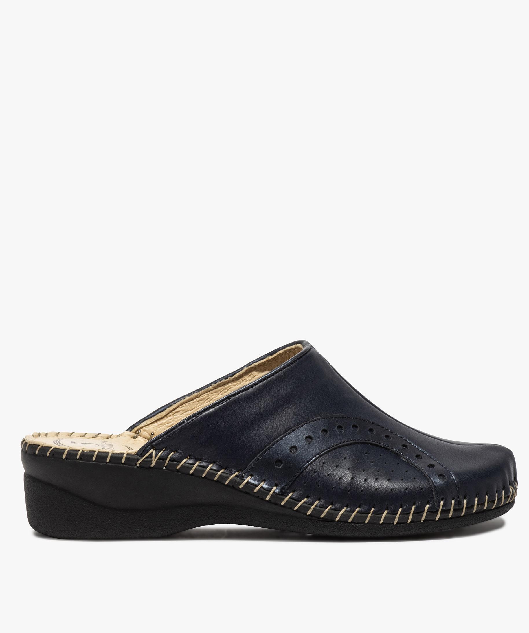 Sabots femme confort en cuir 5 Zones