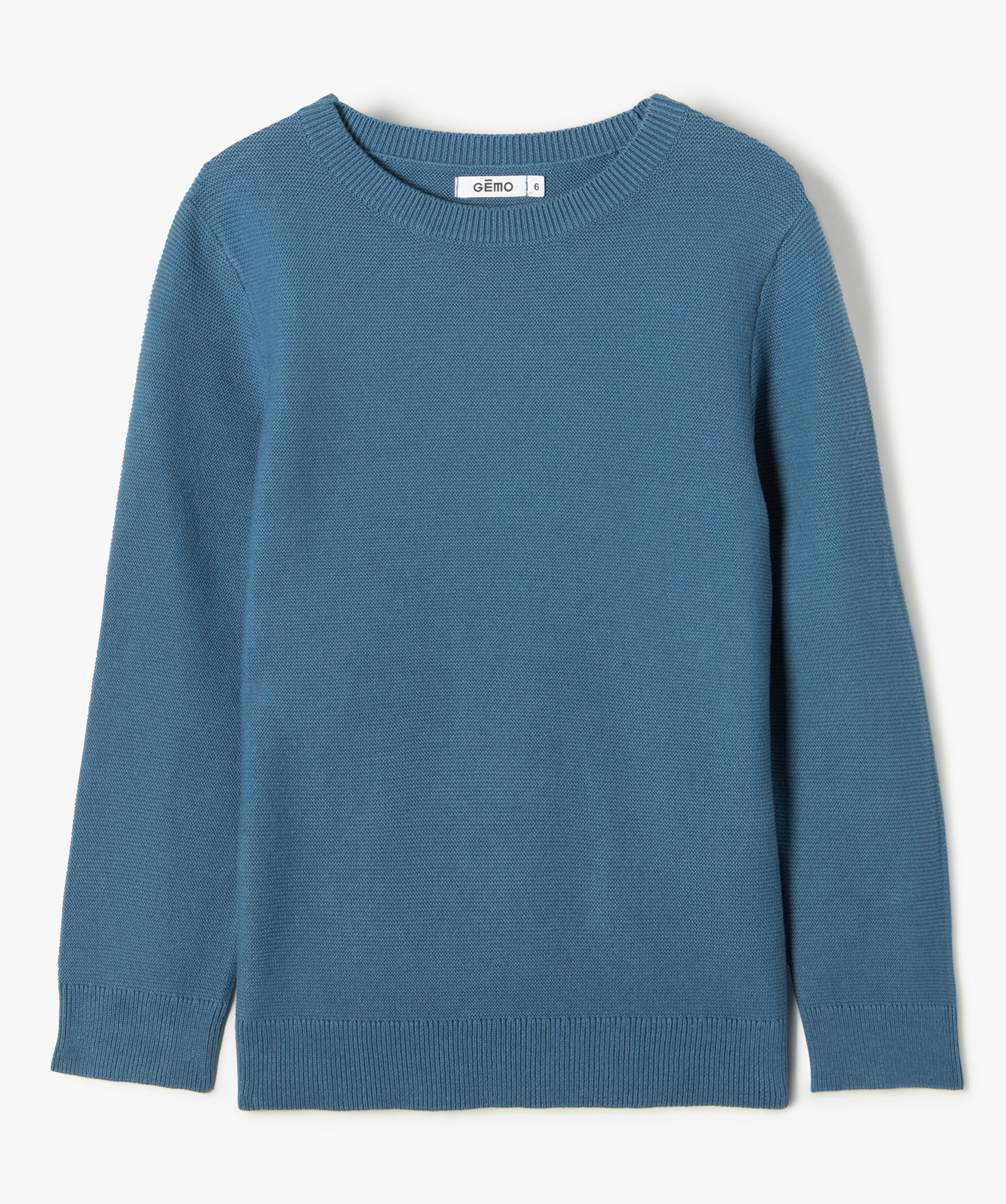Cardigan En Coton Pour Garçon - Col V, Manches Longues - Pull Hiver Automne Taille 6 Mois à 4 Ans