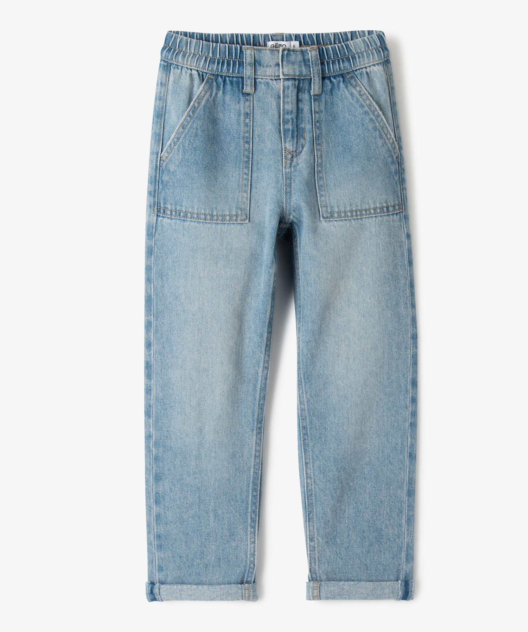 Pantalon Jean Garçon Mini Boden étoiles Bleu - Taille 9 Ans Avec Taille Réglable (occasion)