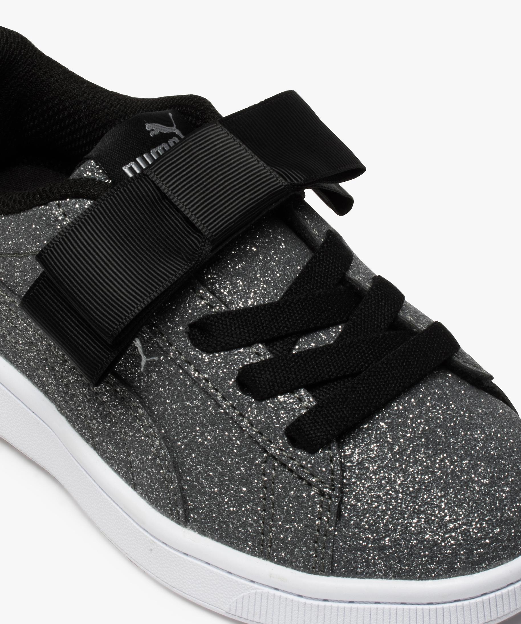 Basket fille Puma Vikky v2 Ribbon Glitz noir GEMO