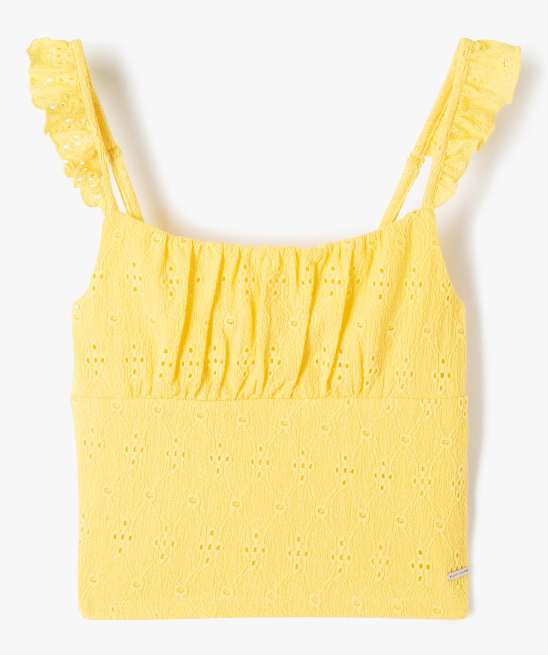 Débardeur Brodé Goobi Coton - Taille XL, Bleu, Neuf Avec étiquettes