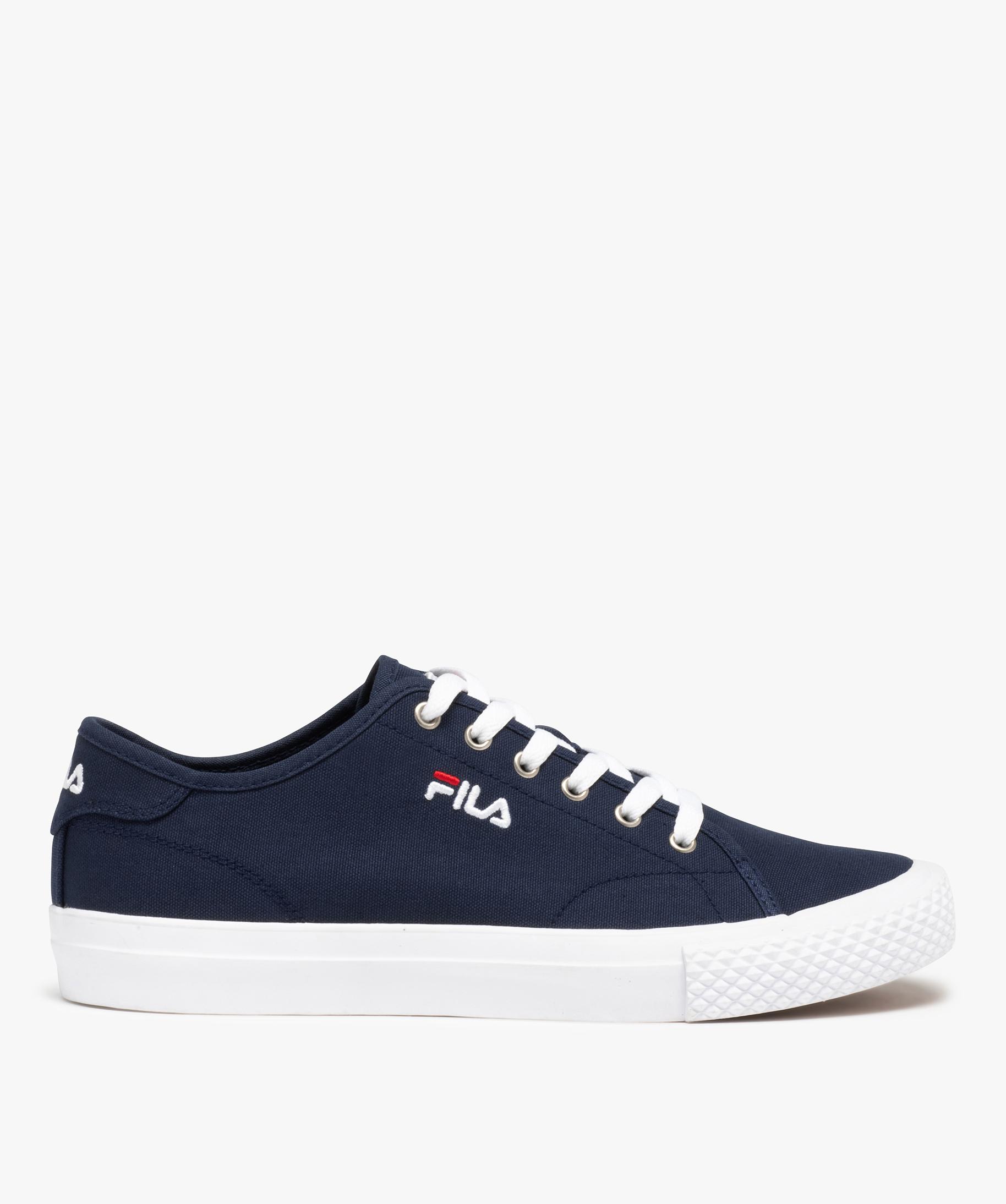 Baskets homme en toile unie Fila Pointer marine GEMO