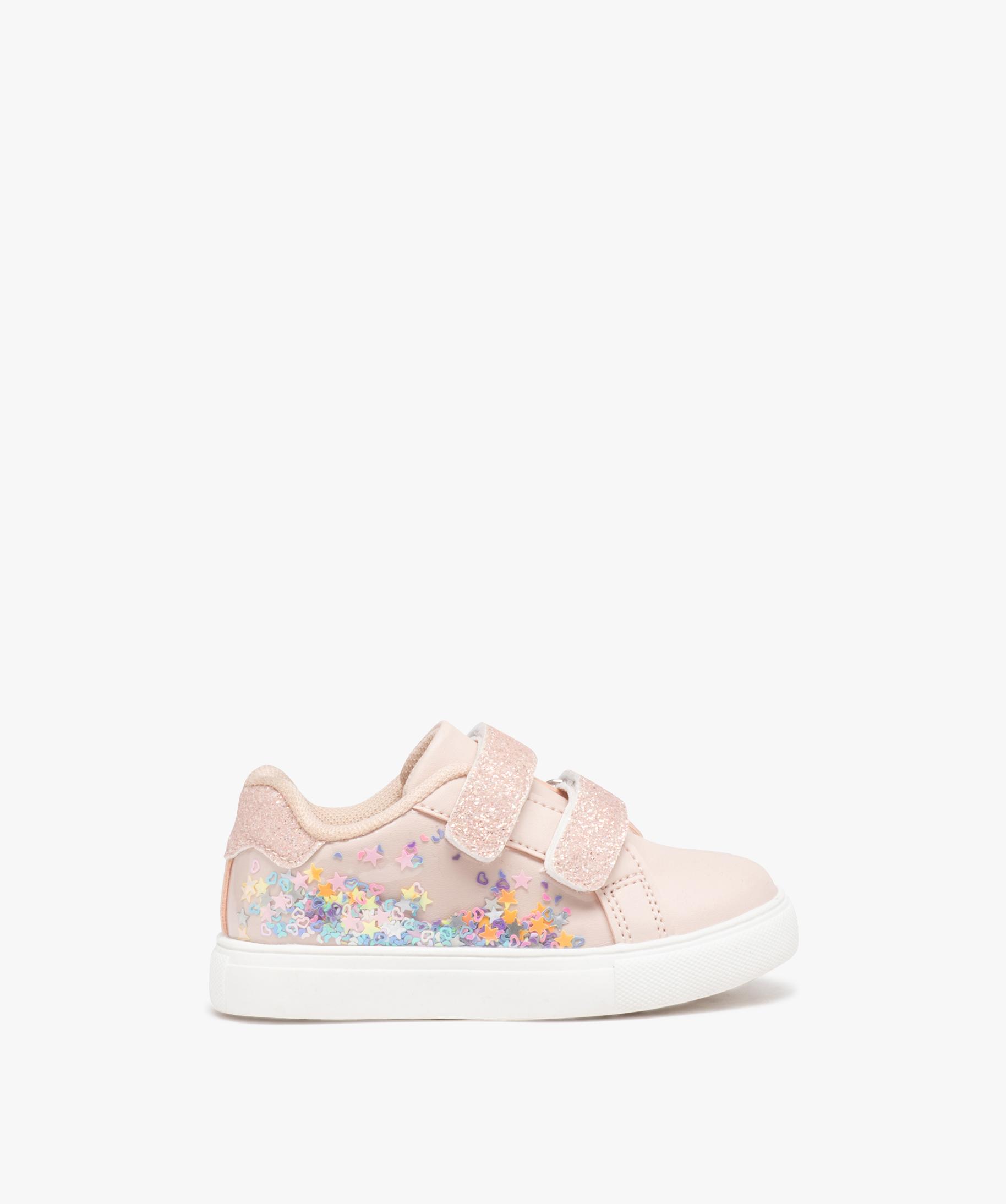basket fille rose paillette