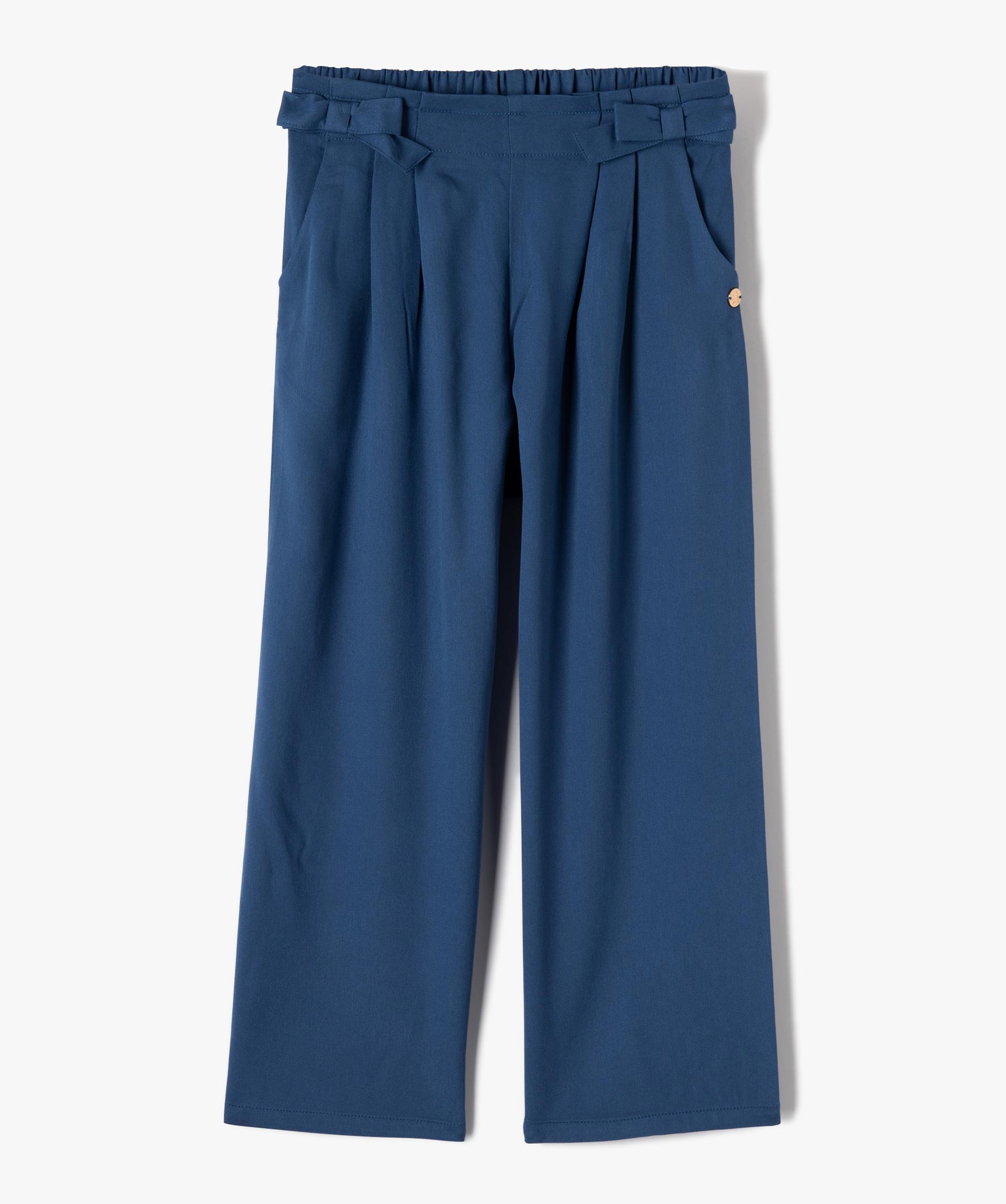 Pantalon Bloomer Fille TU Bleu Coton Doux Taille 5 Ans - État Très Bon