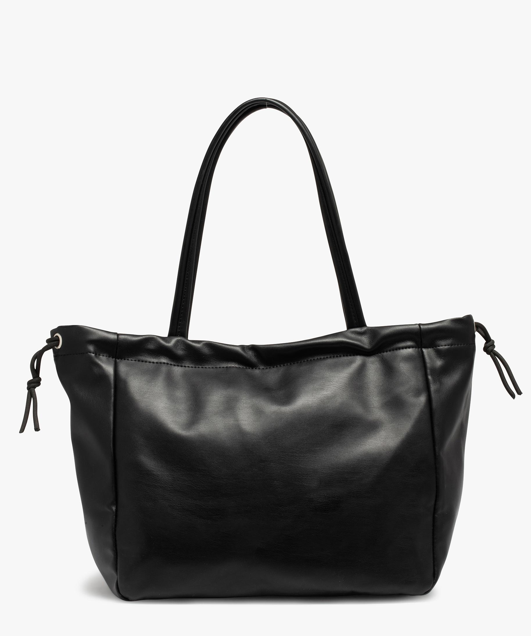 Sac femme forme cabas avec fermeture reglable