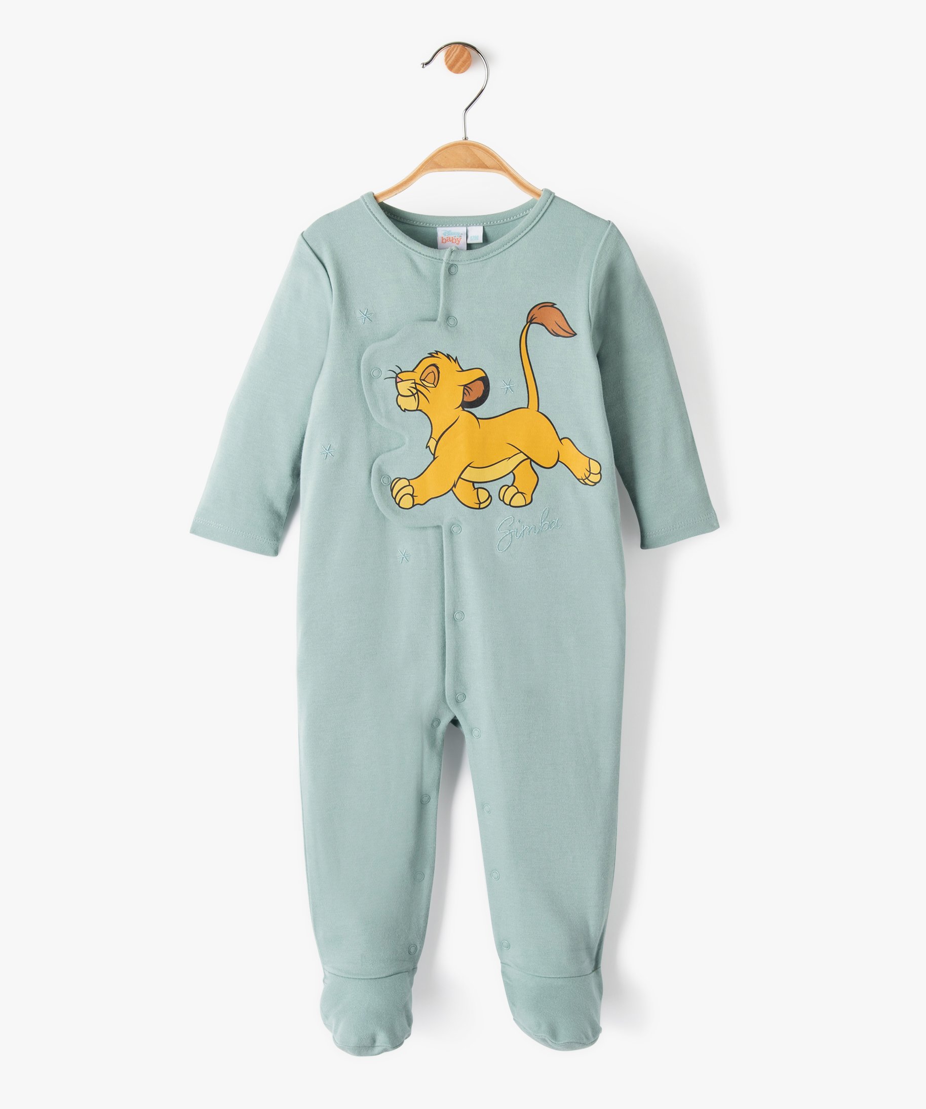 Pyjama naissance personnalisé simba