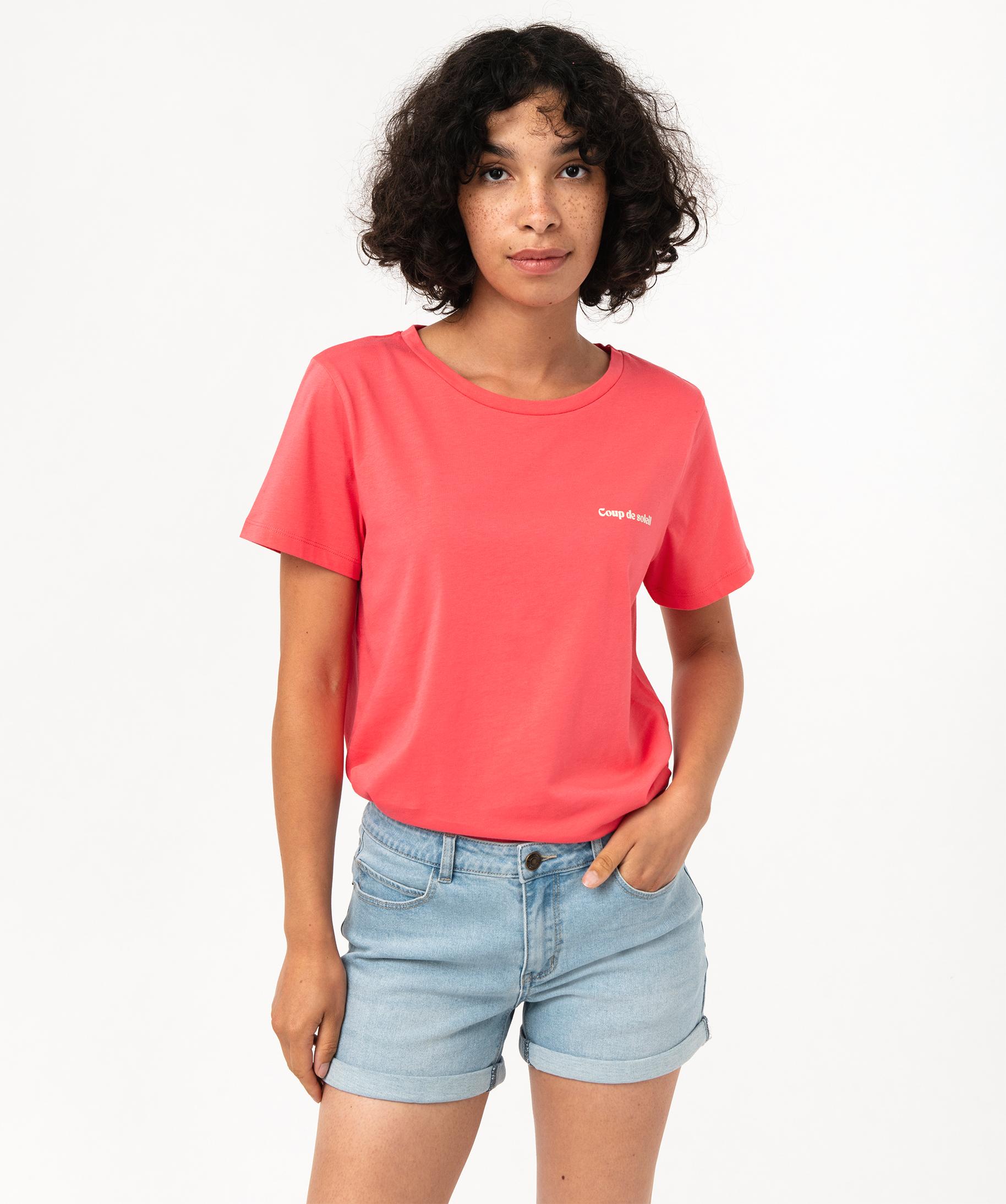 Tee shirt femme chez hot sale gemo