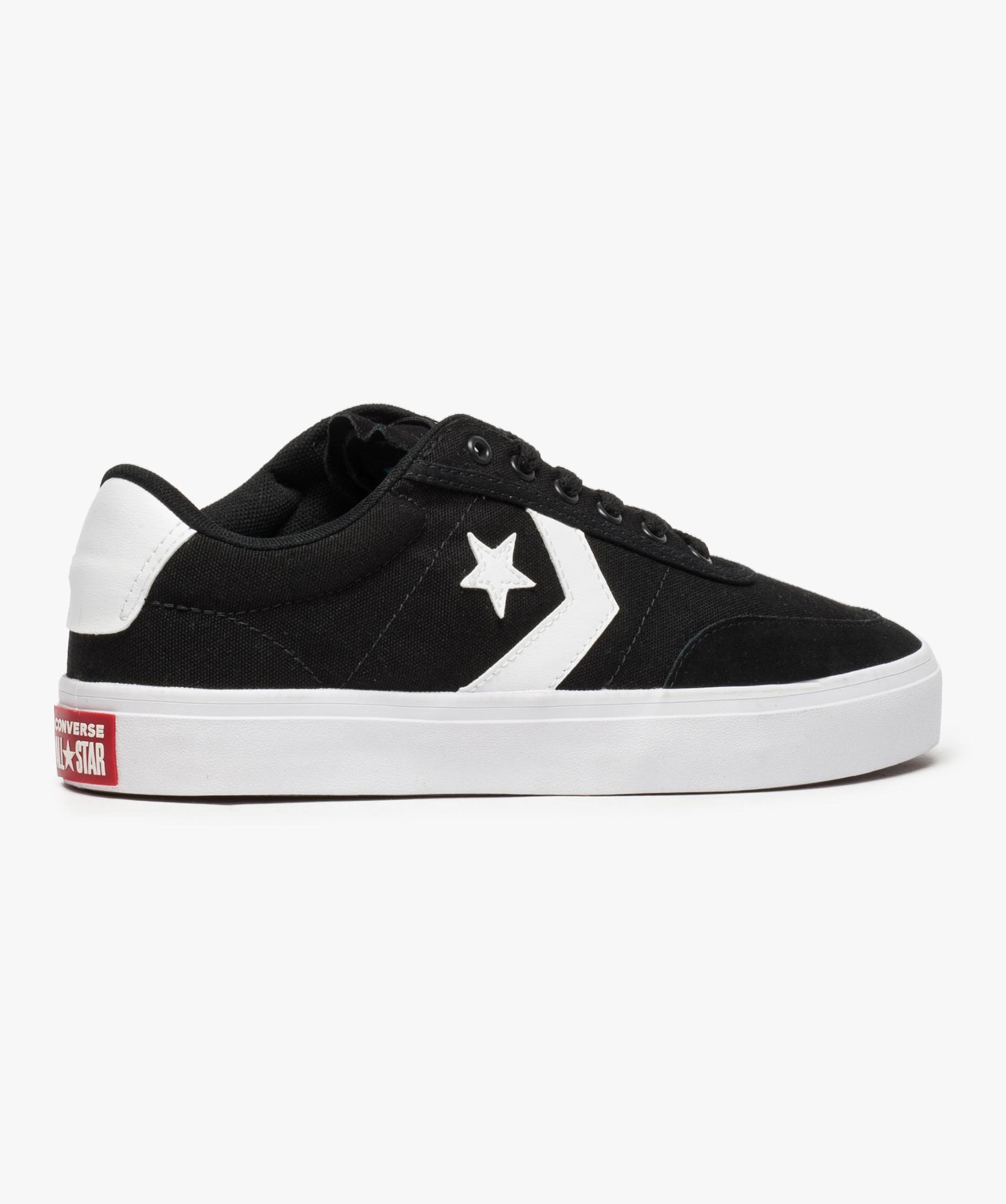 Tennis basse textile et cuir Converse noir GEMO