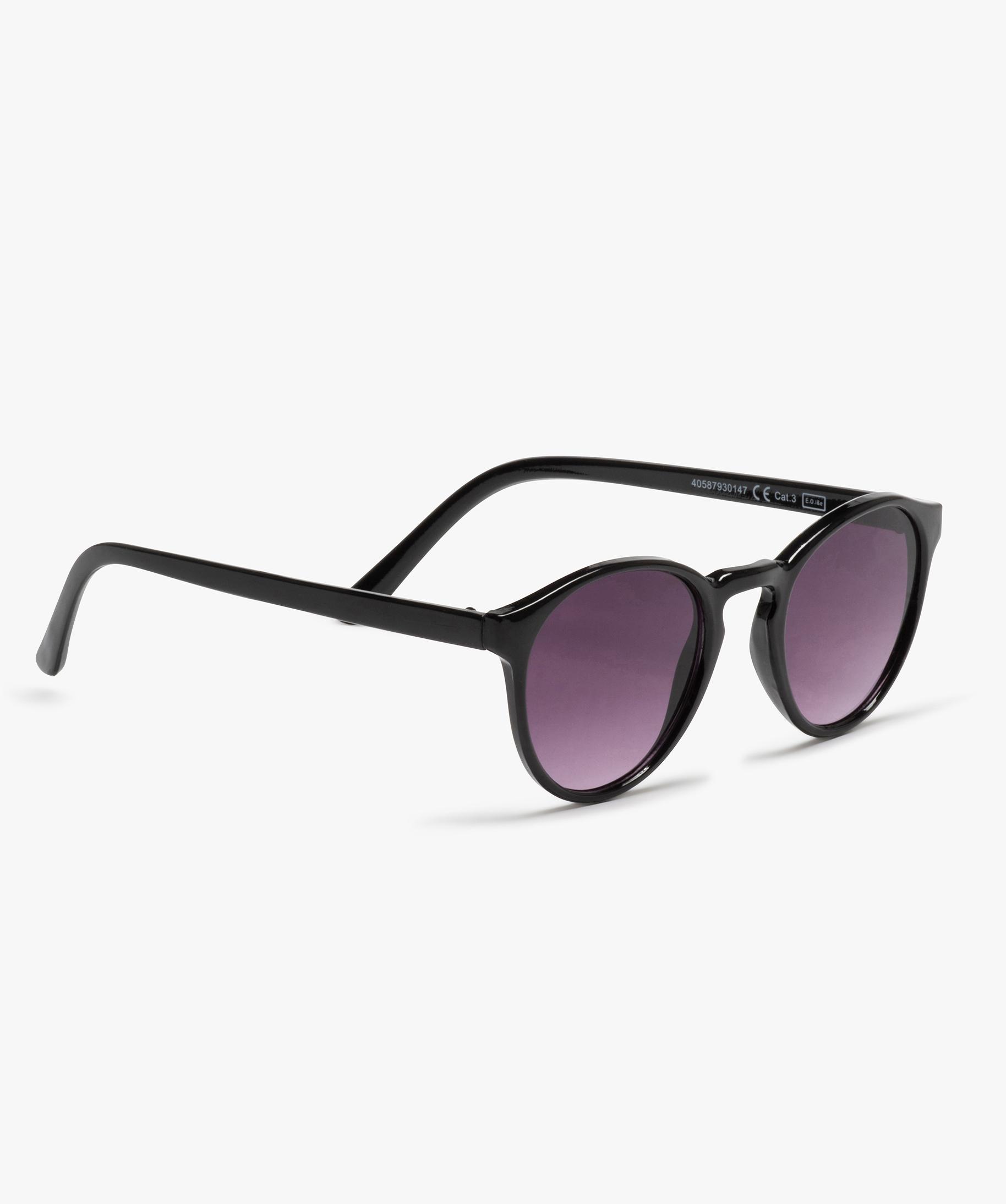 Lunettes de soleil femme forme pantos noir GEMO