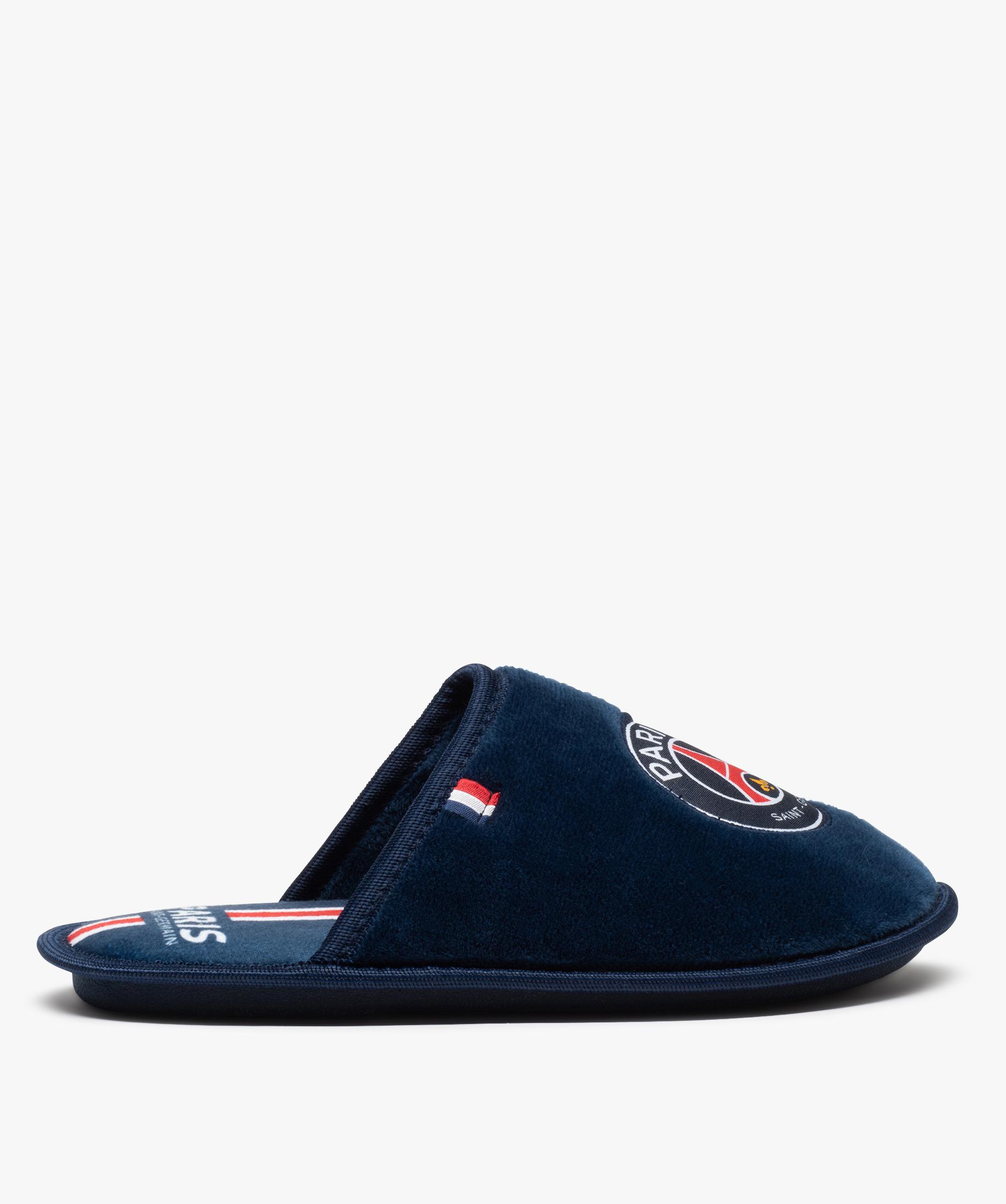 Chaussons Officiels Paris Saint-Germain PSG - Collection Supporter, Matière Polyester, Produit Sous Licence