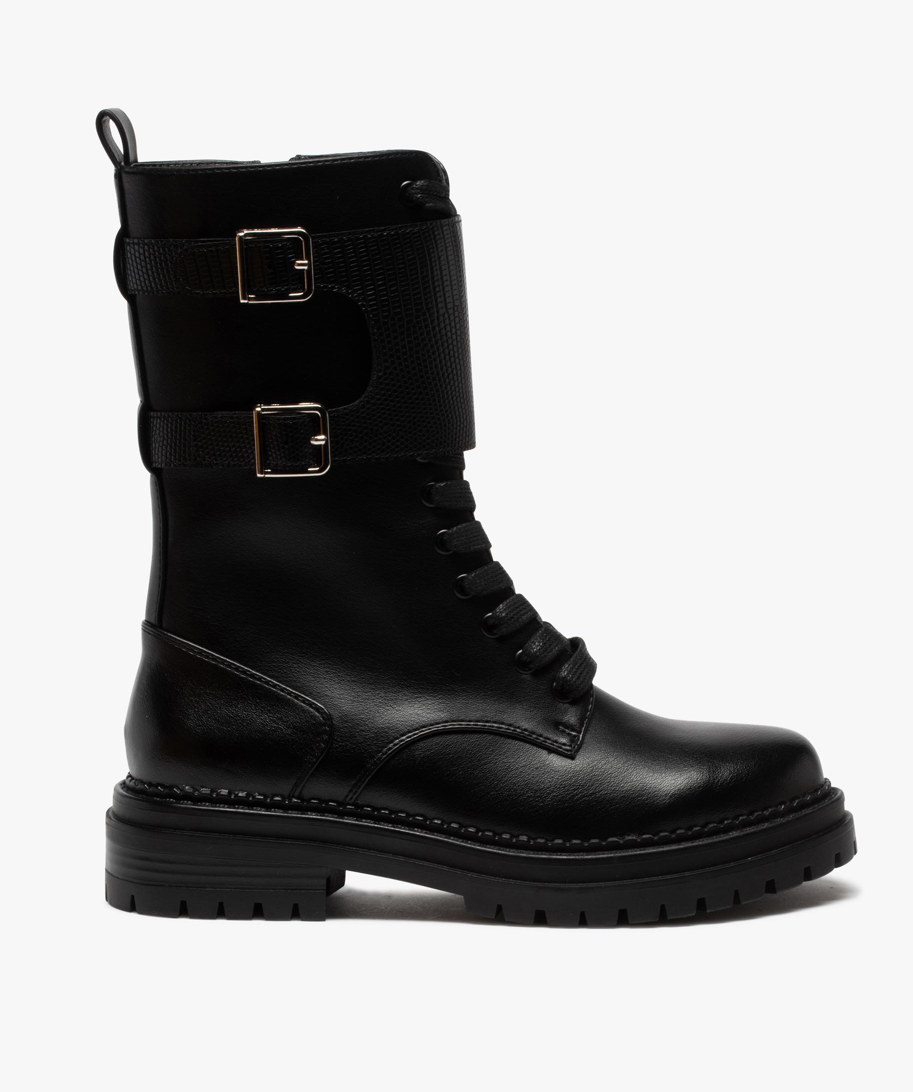 Boots style rangers femme best sale