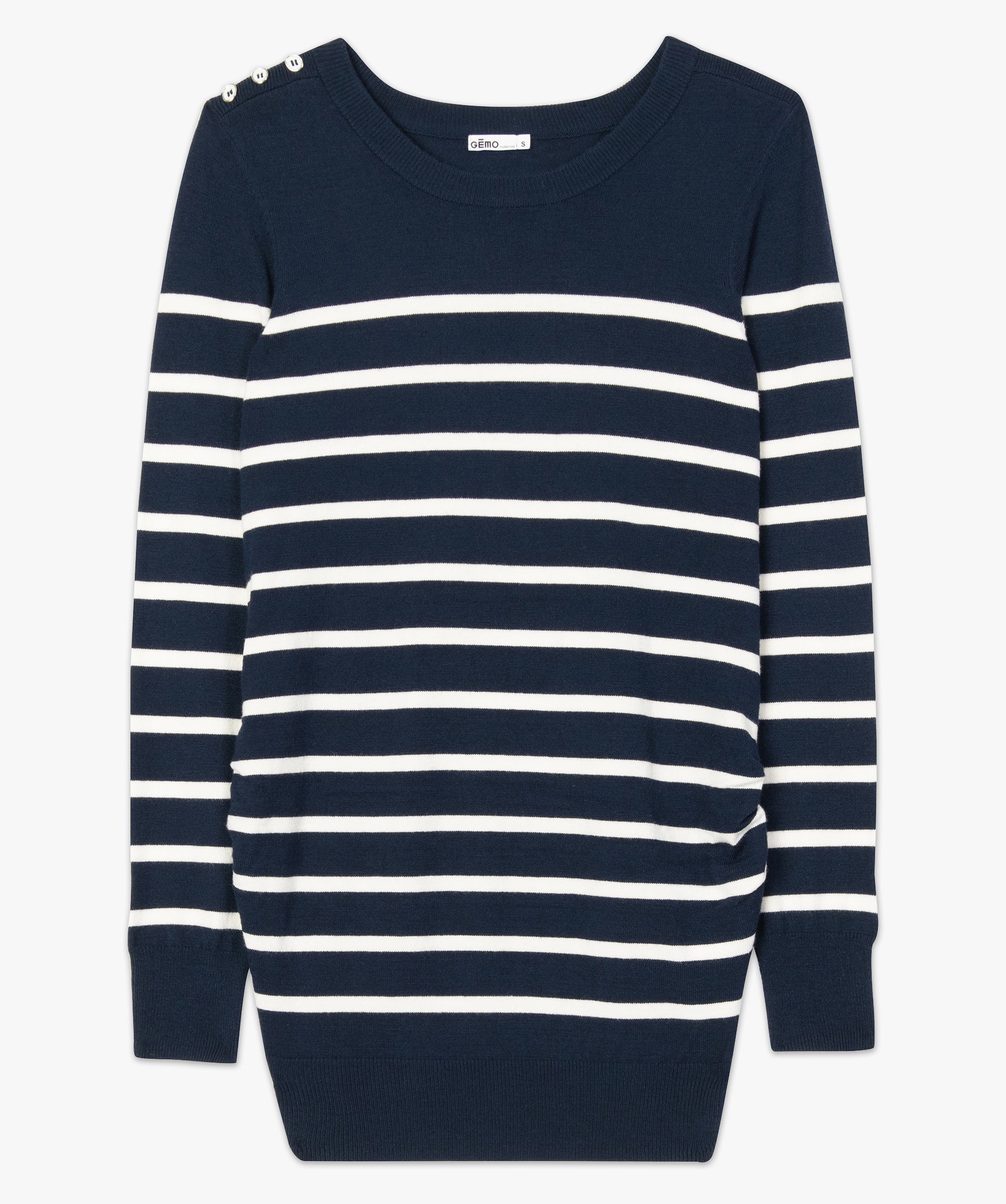 pull de grossesse mariniere a manches longues imprime pulls et